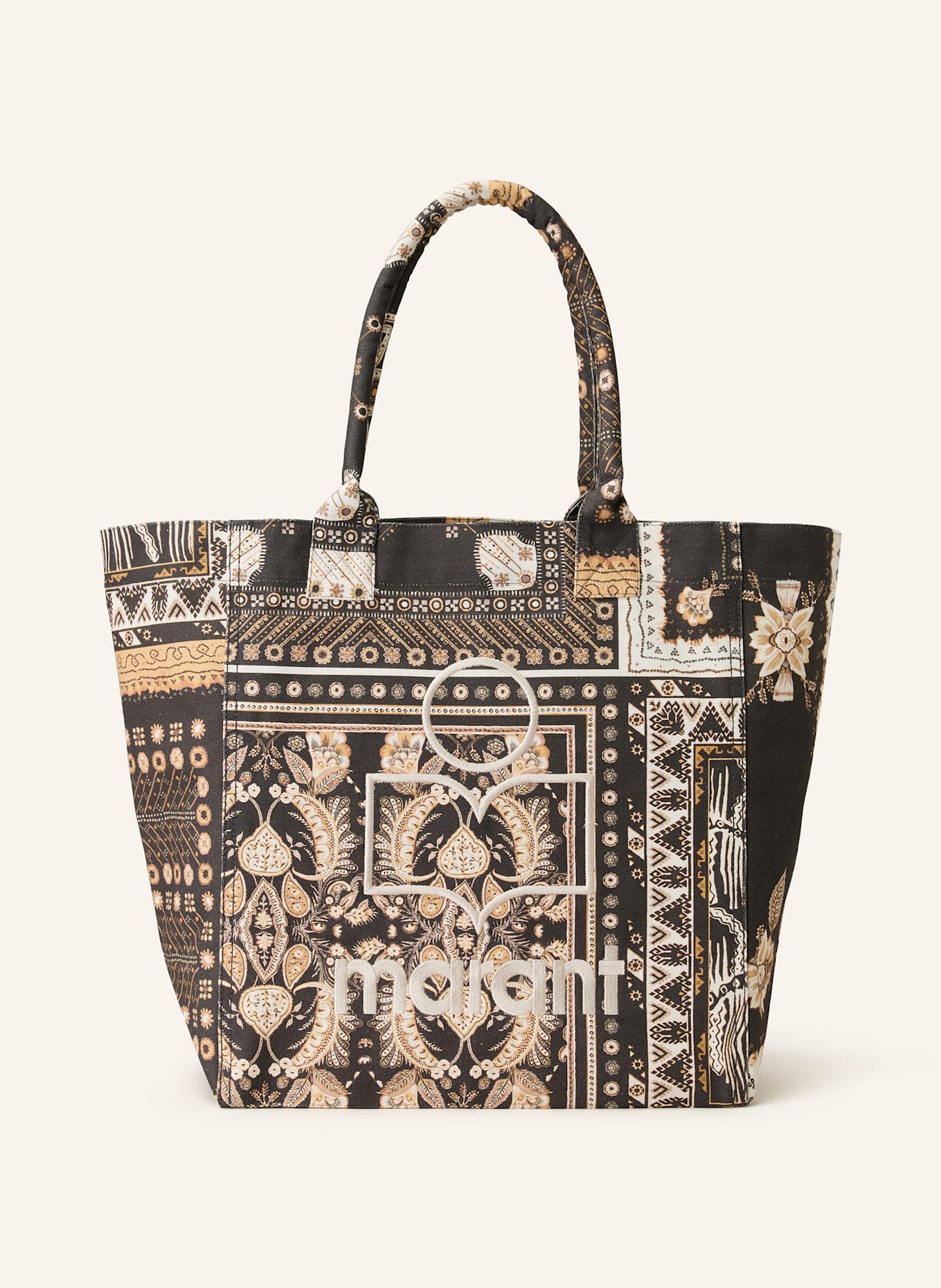 MARANT ÉTOILE Shopper YENKY: TAUPE / ECRU / BEIGE