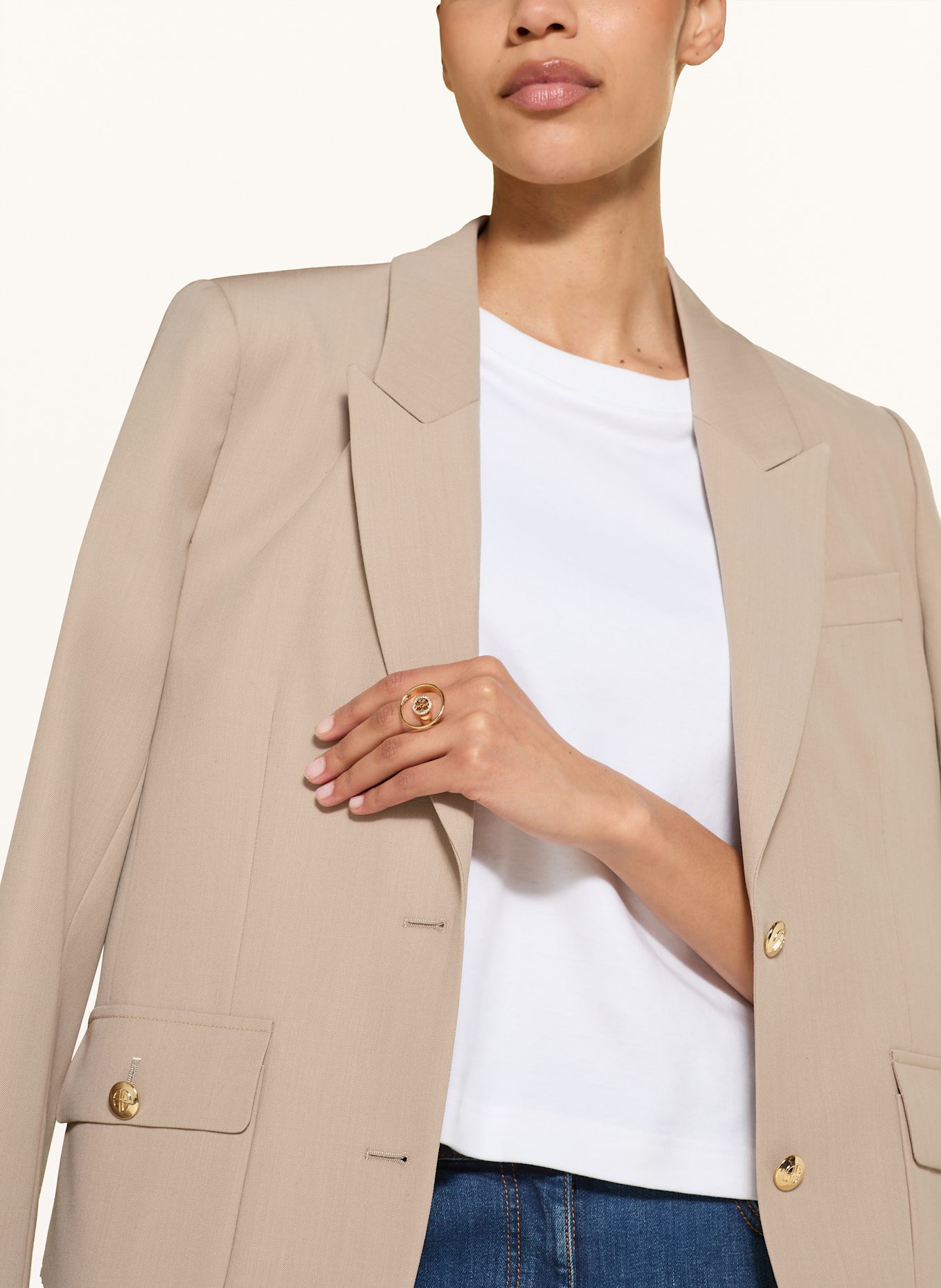 TORY BURCH Pierścionek MILLER: ZŁOTY