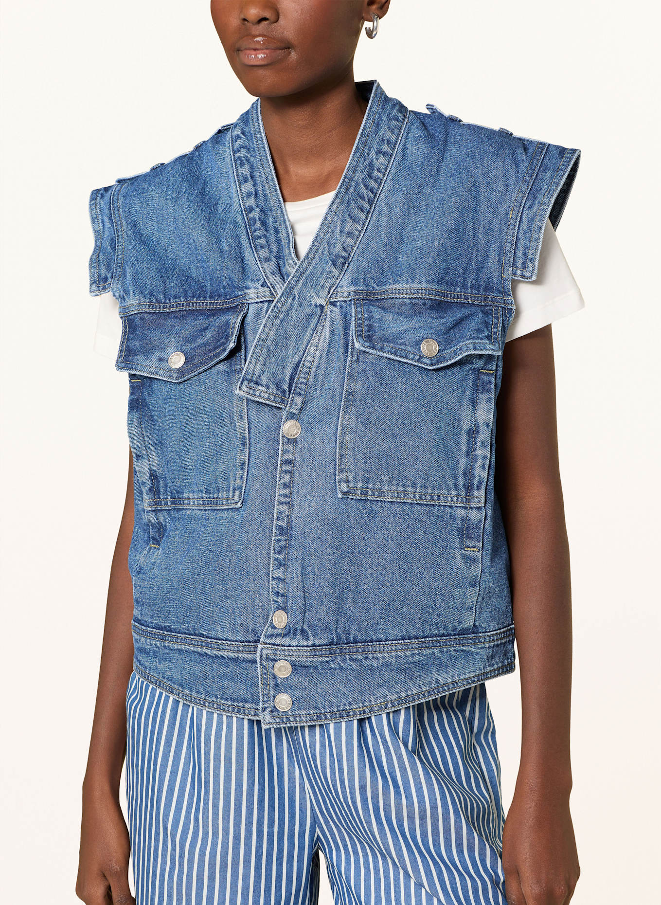 lollys laundry Jeansweste SAMLL: 20 BLUE