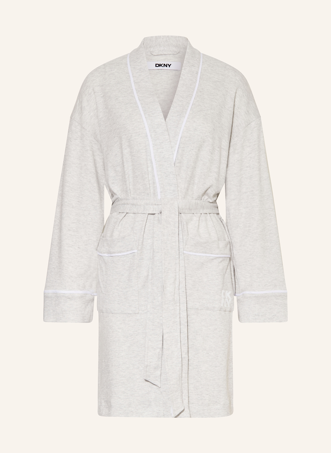DKNY Damen-Bademantel A NEW ERA: HELLGRAU