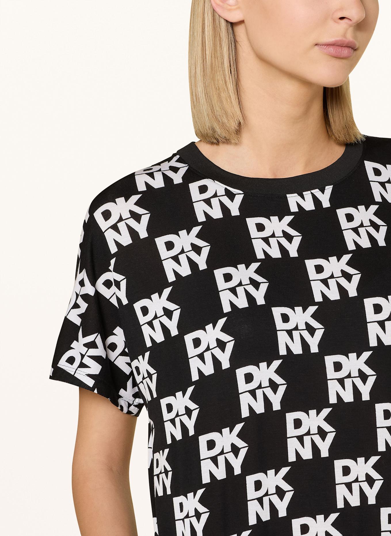 DKNY Nachthemd FITS THE VIBE: SCHWARZ/ WEISS