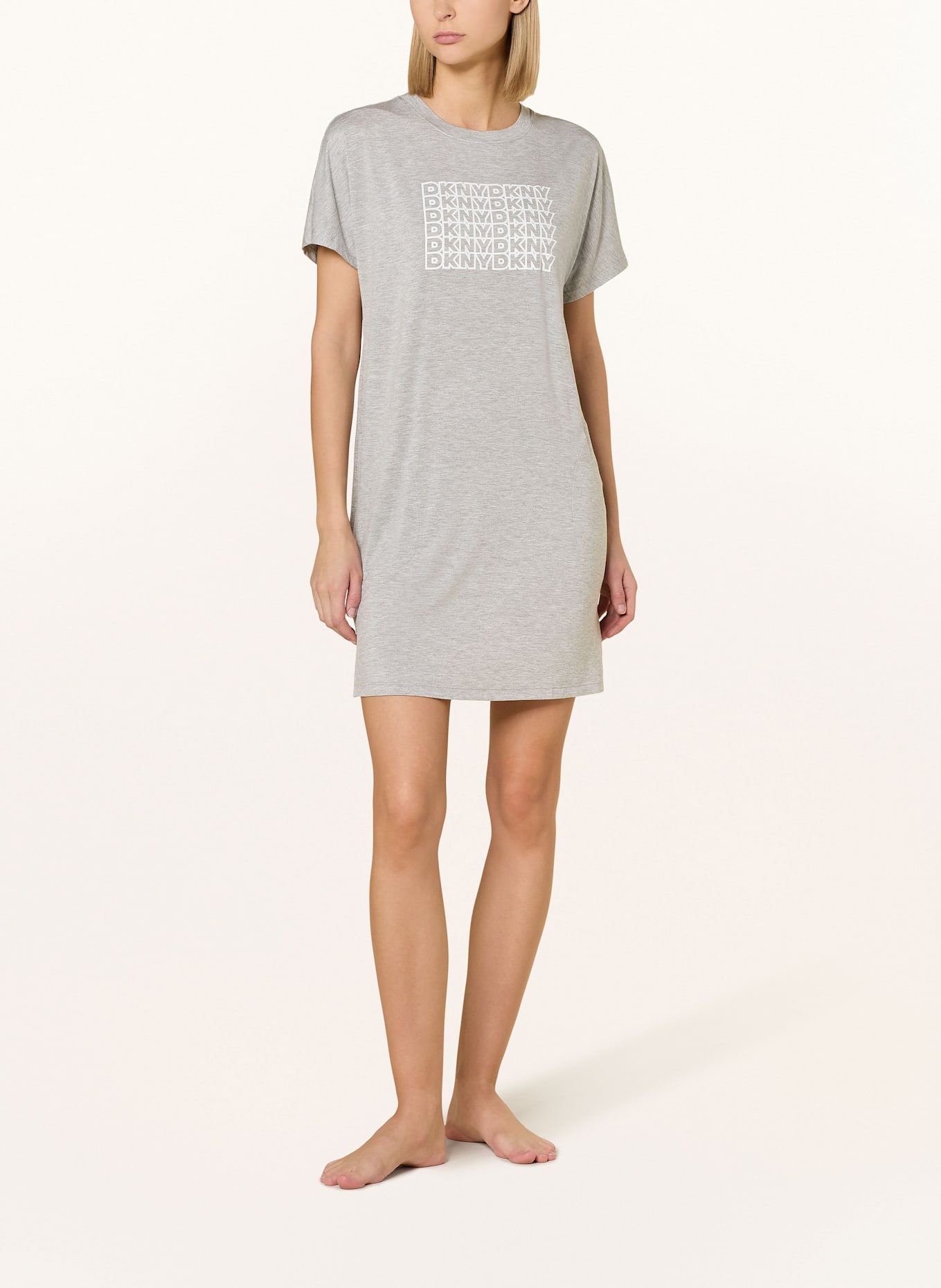 DKNY Nachthemd FITS THE VIBE: HELLGRAU