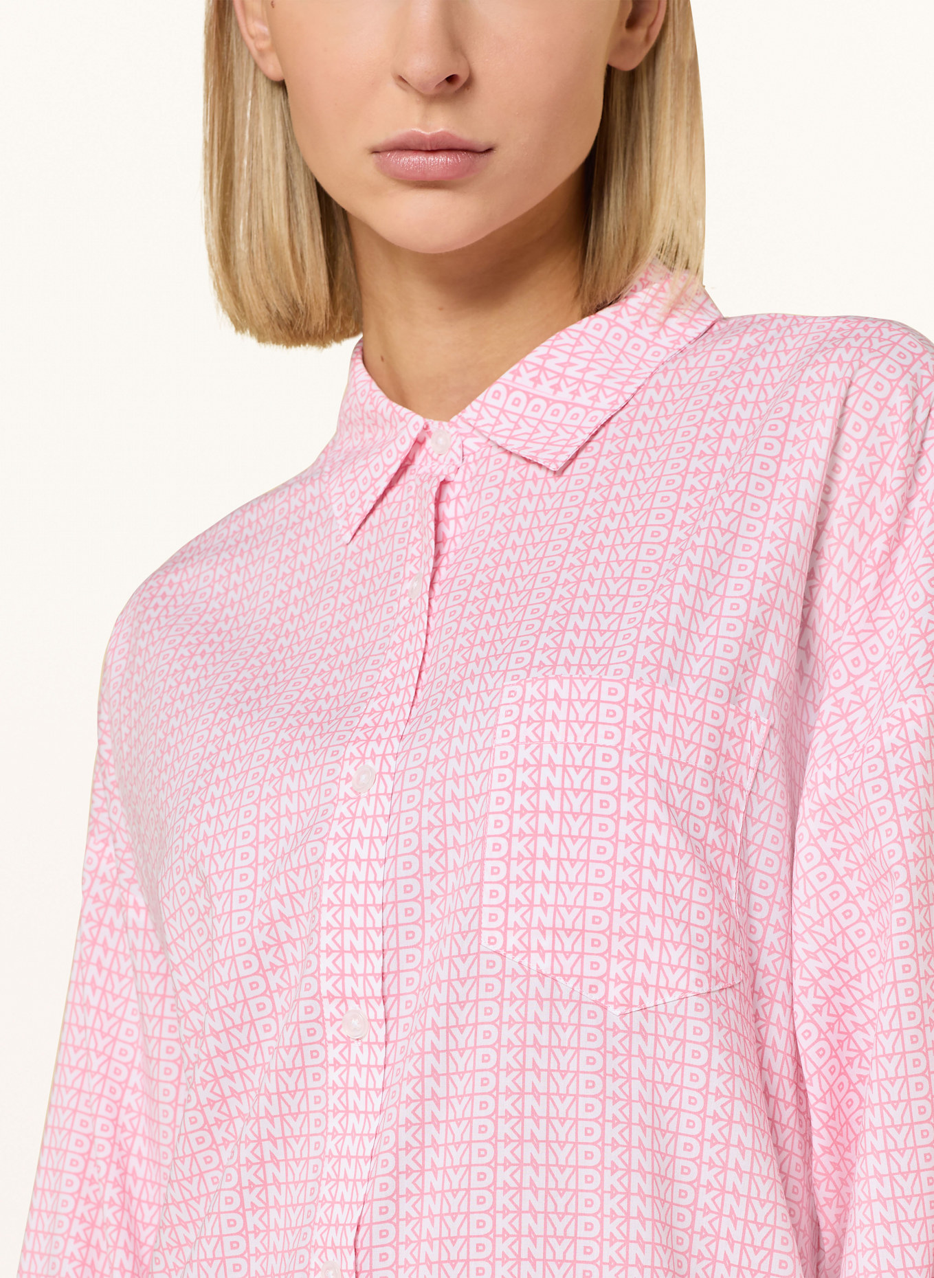 DKNY Nachthemd A NEW ERA: WEISS/ LACHS