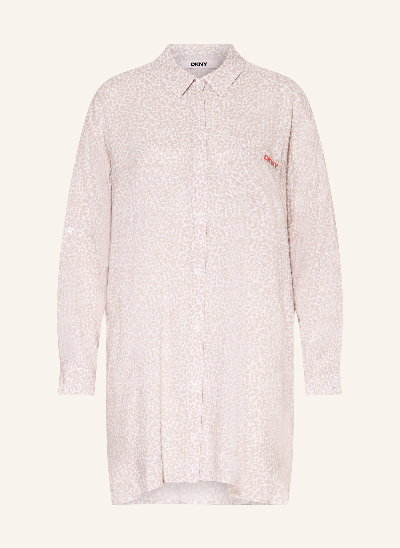 DKNY Nachthemd BREEZING THROUGH: BEIGE/ WEISS