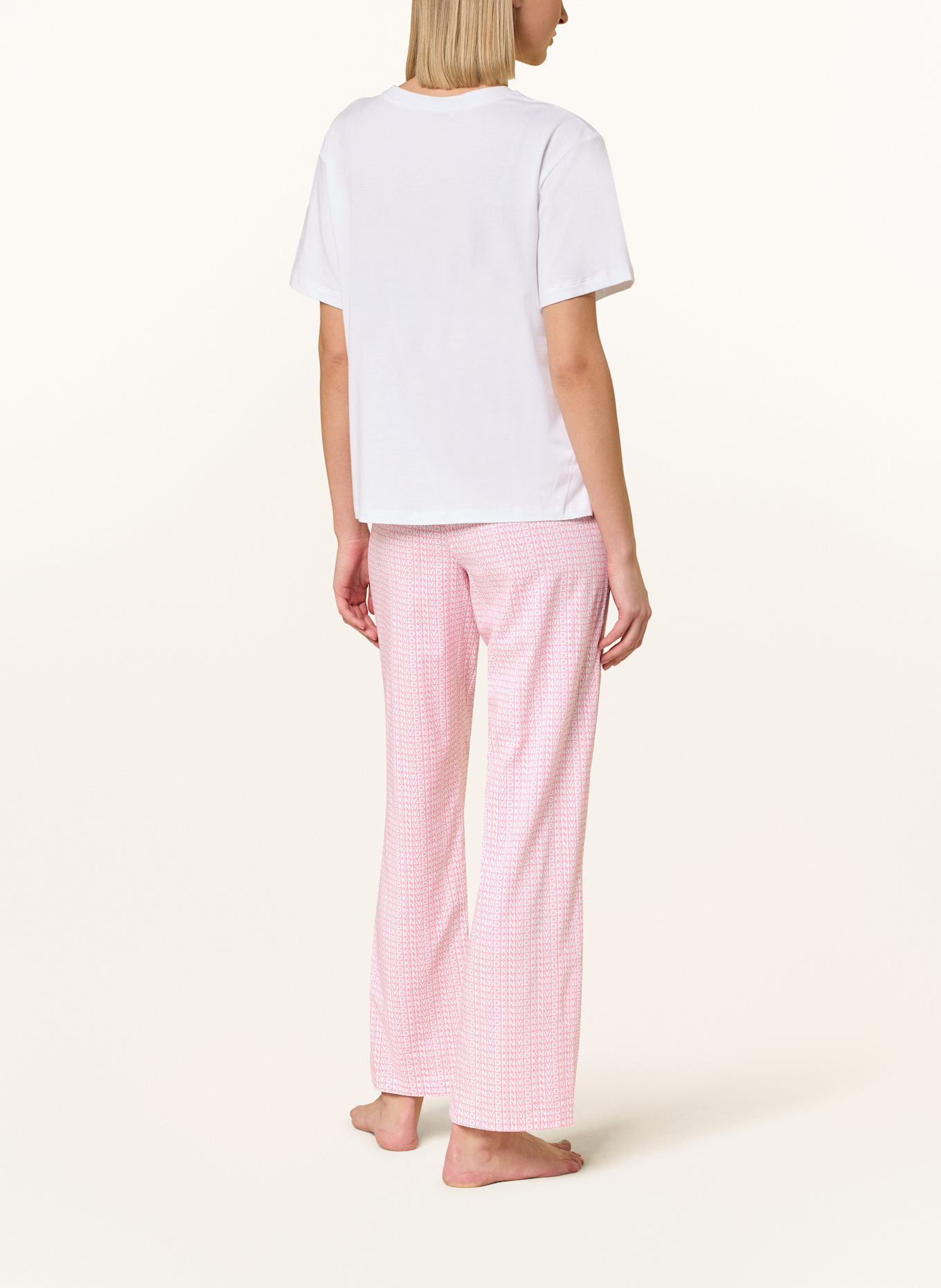 DKNY Schlafanzug A NEW ERA: CREME/ LACHS