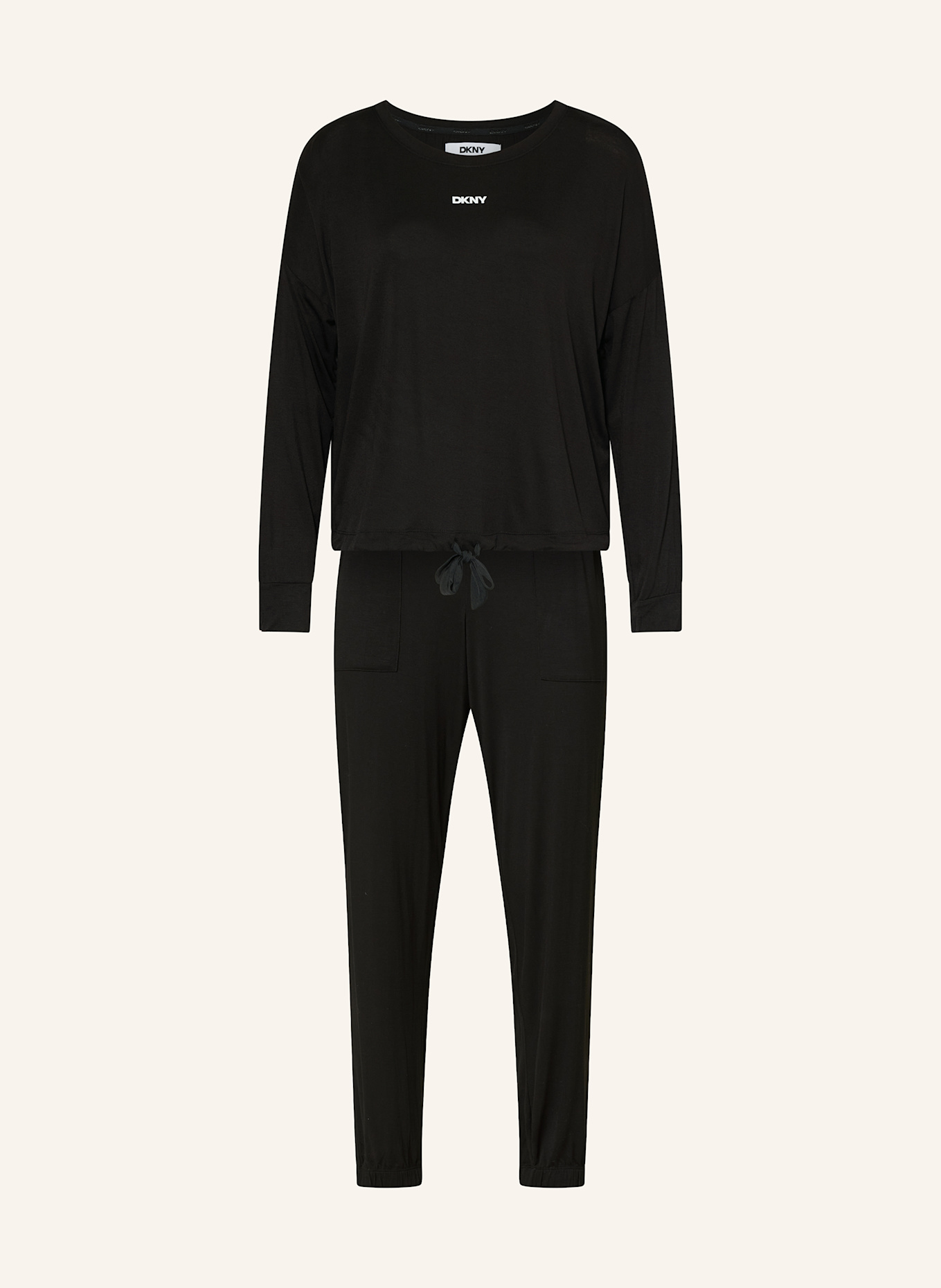 DKNY Schlafanzug FITS THE VIBE: SCHWARZ
