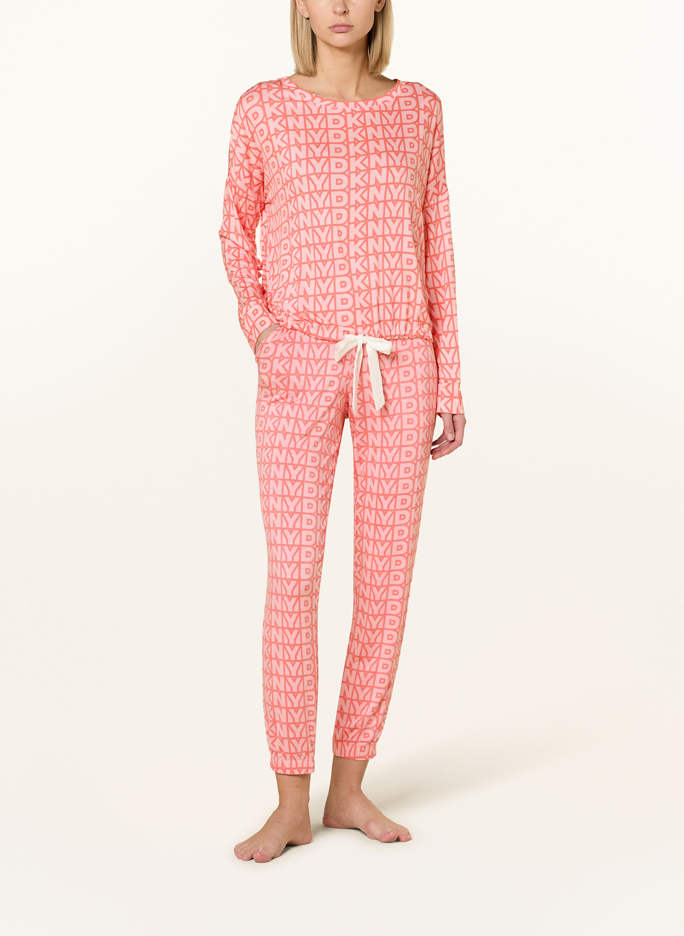 DKNY Schlafanzug FITS THE VIBE: HELLROT/ HELLROSA