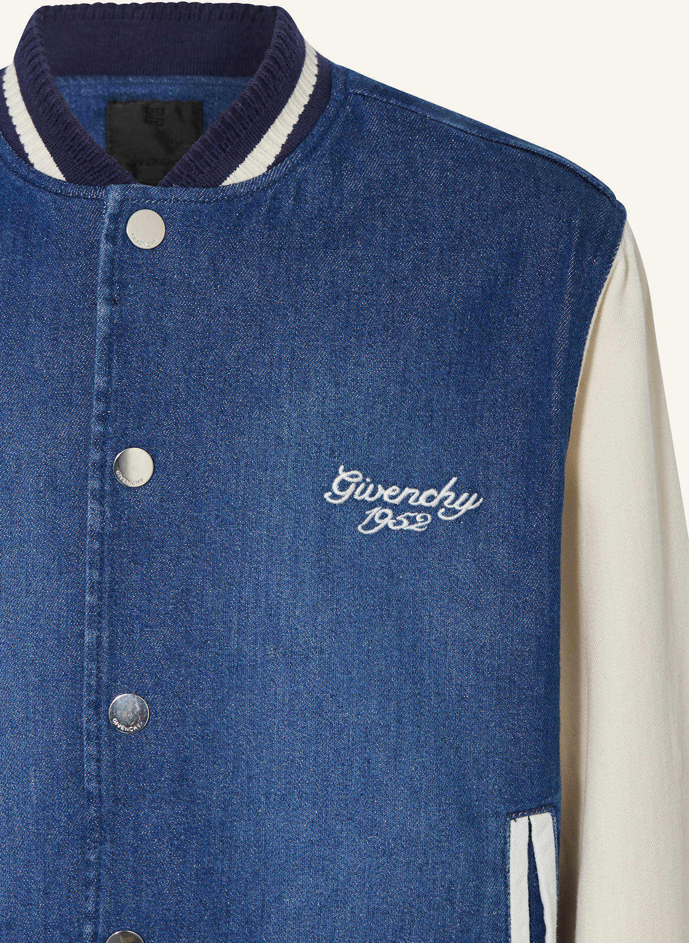 GIVENCHY College-Jacke, Farbe: BLAU/ ECRU (Bild 3)