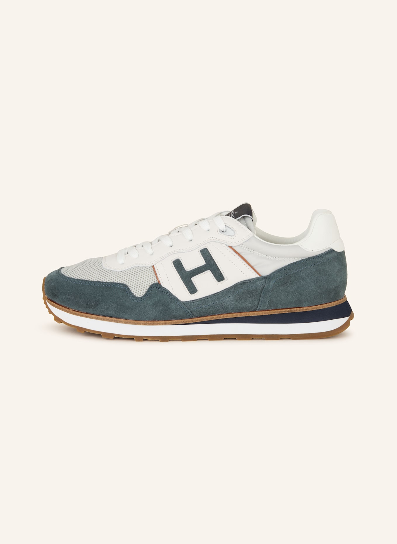 HACKETT LONDON Sneaker TELFOR SPORTY: WEISS/ HELLGRAU/ DUNKELGRAU