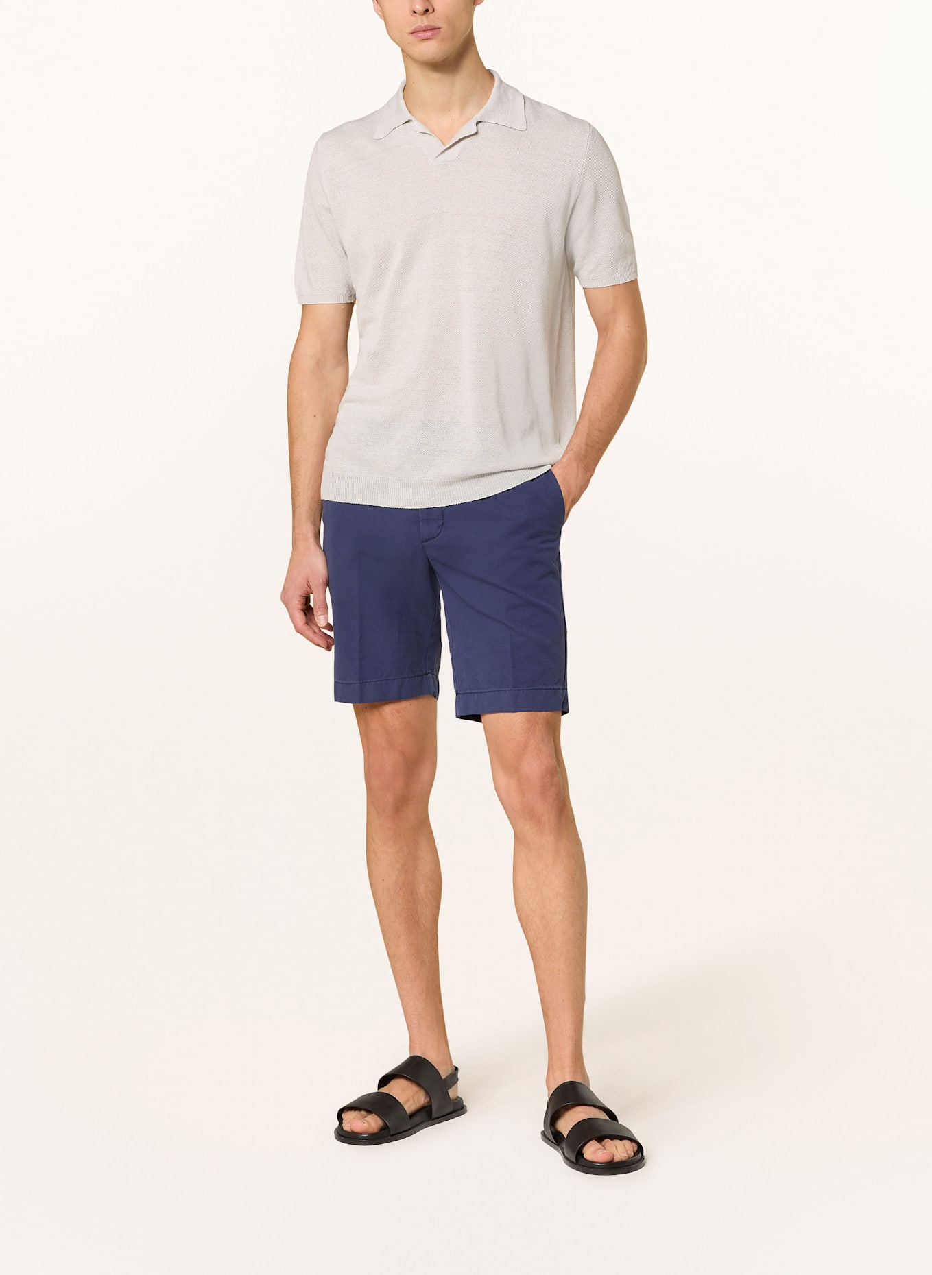 HACKETT LONDON Chinoshorts KENSINGTON: DUNKELBLAU