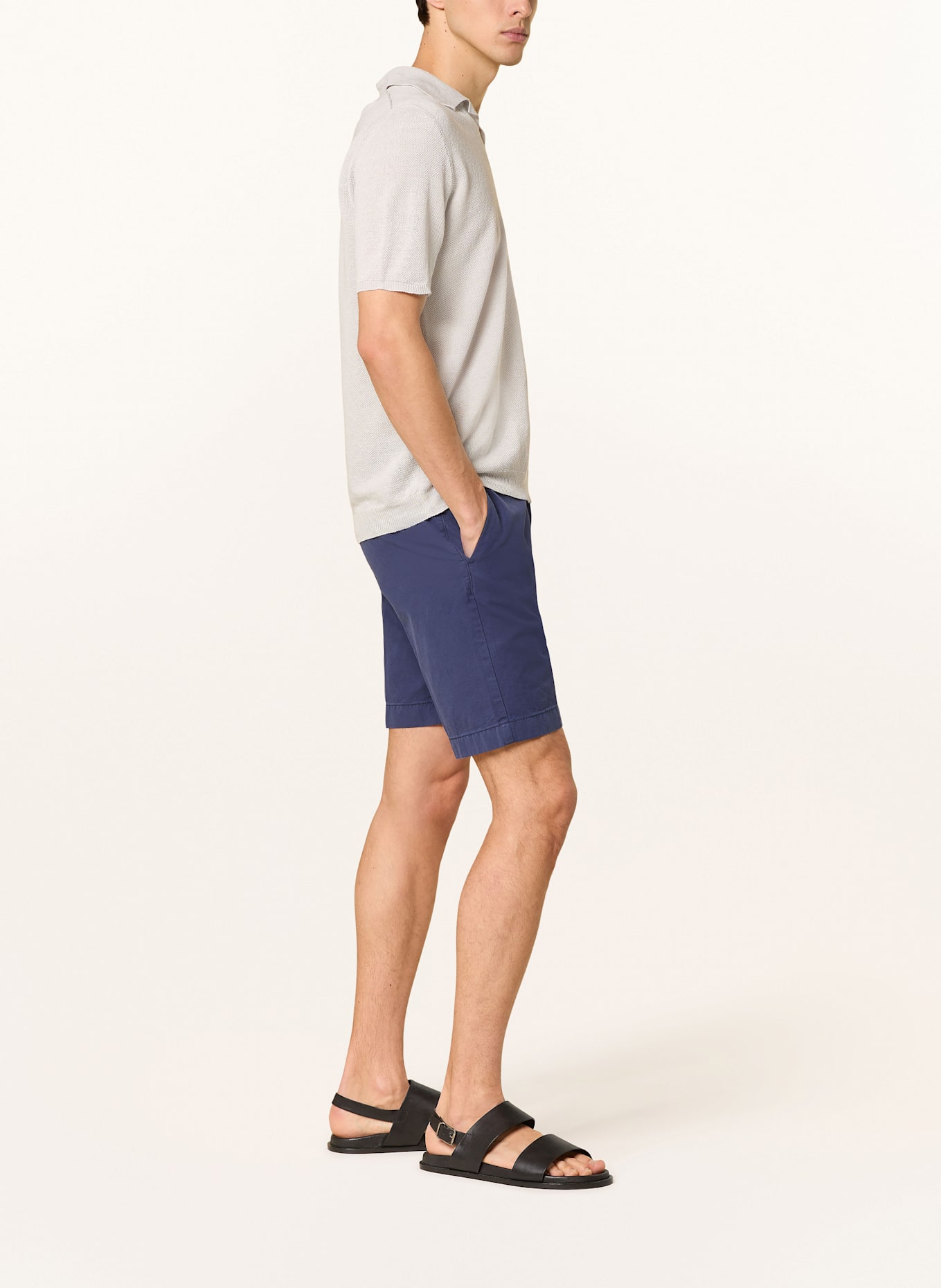 HACKETT LONDON Chinoshorts KENSINGTON: DUNKELBLAU