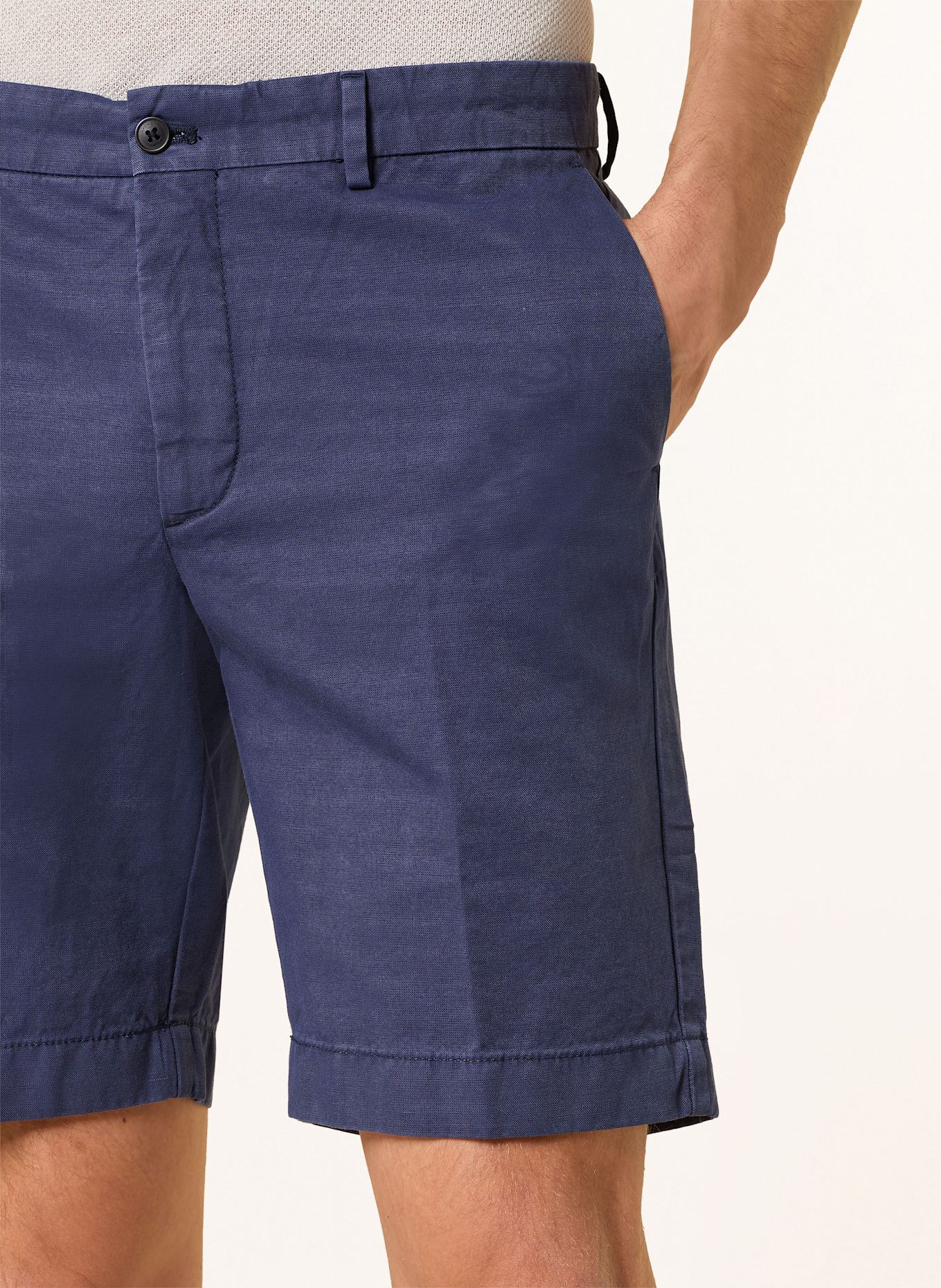 HACKETT LONDON Chinoshorts KENSINGTON: DUNKELBLAU