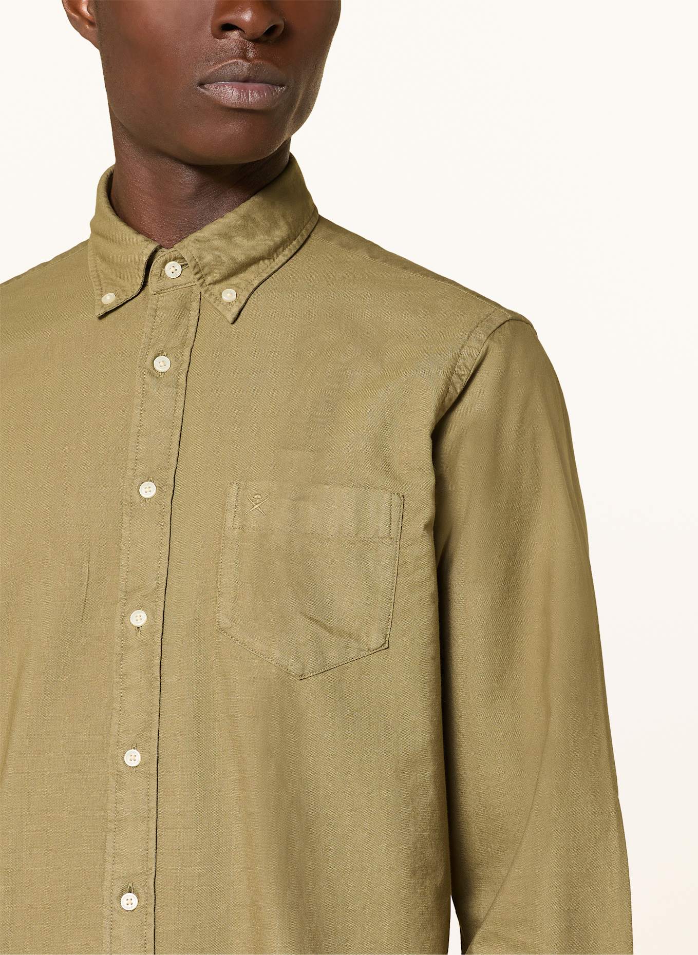 HACKETT LONDON Hemd Classic Fit: KHAKI