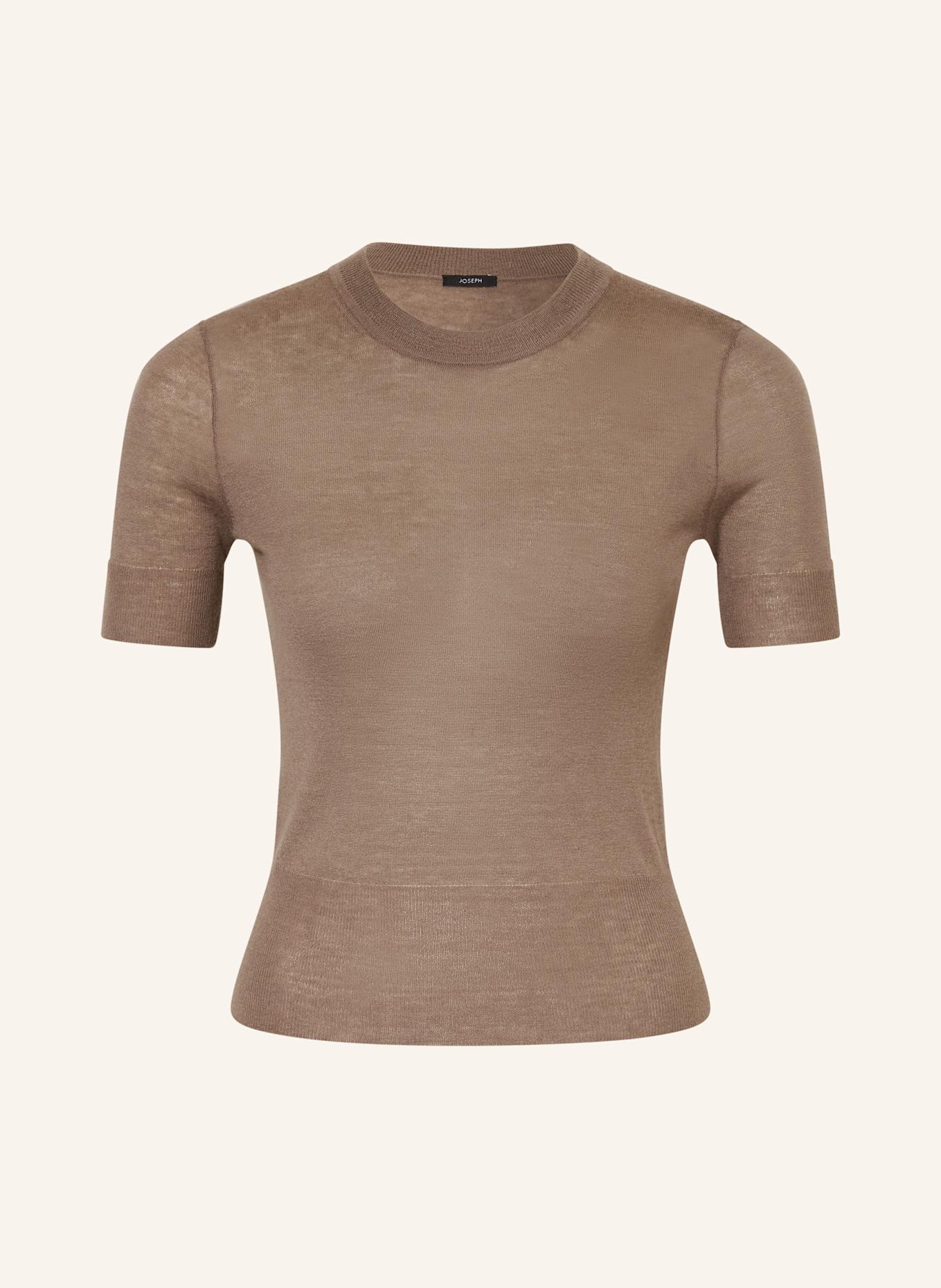 JOSEPH Strickshirt aus Cashmere: BRAUN