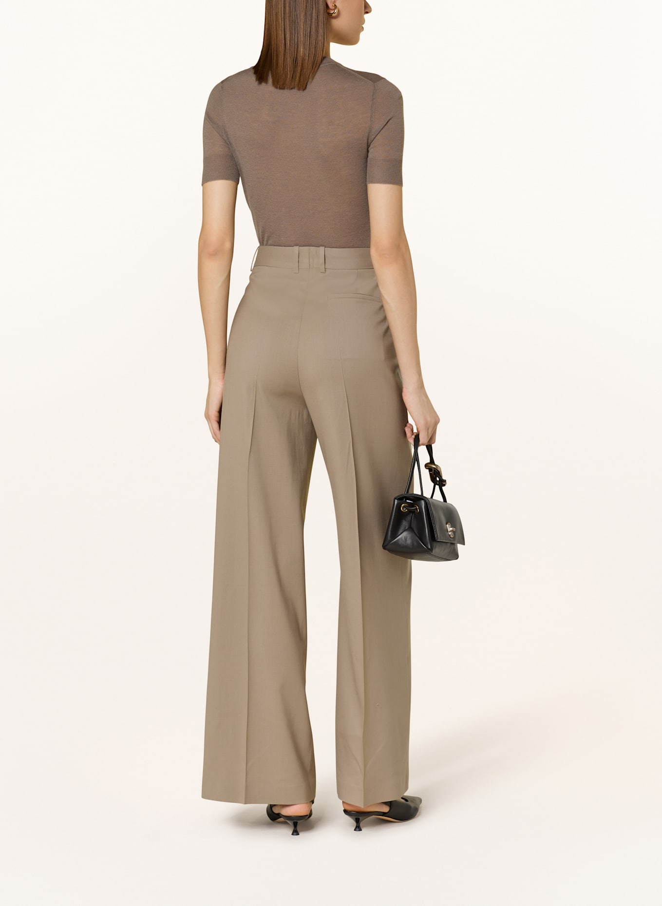 JOSEPH Strickshirt aus Cashmere: BRAUN