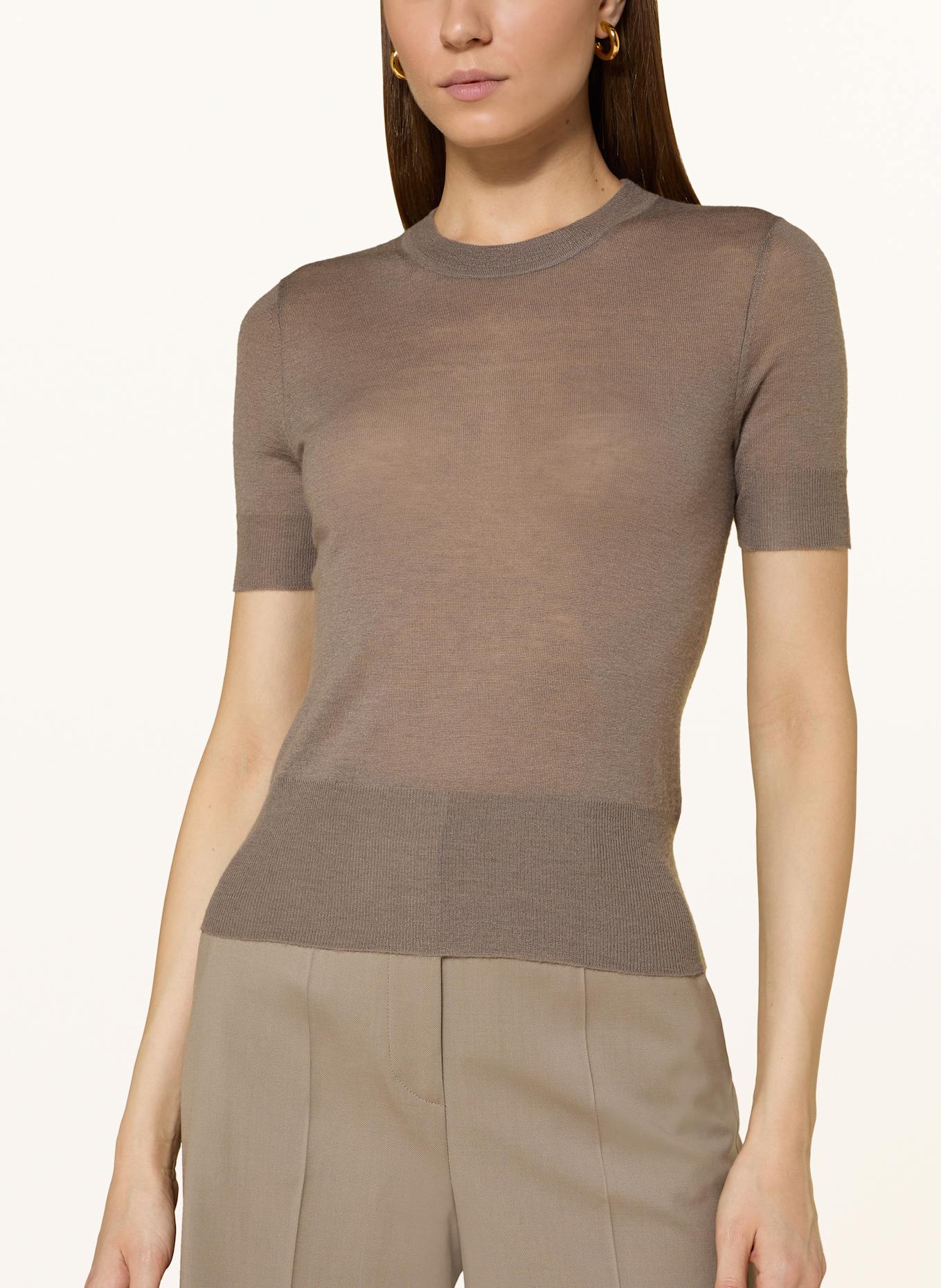 JOSEPH Strickshirt aus Cashmere: BRAUN