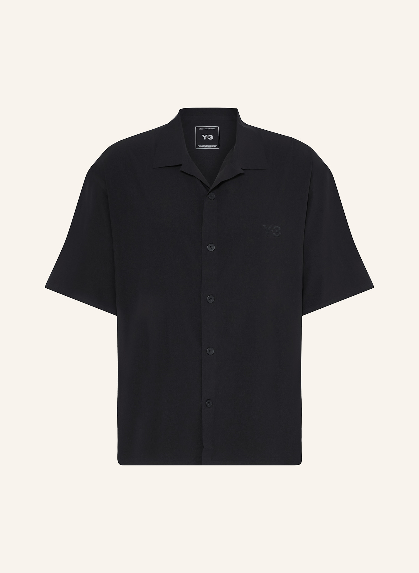 Y-3 Resort shirt ULTRALIGHT WOVEN Comfort Fit: BLACK