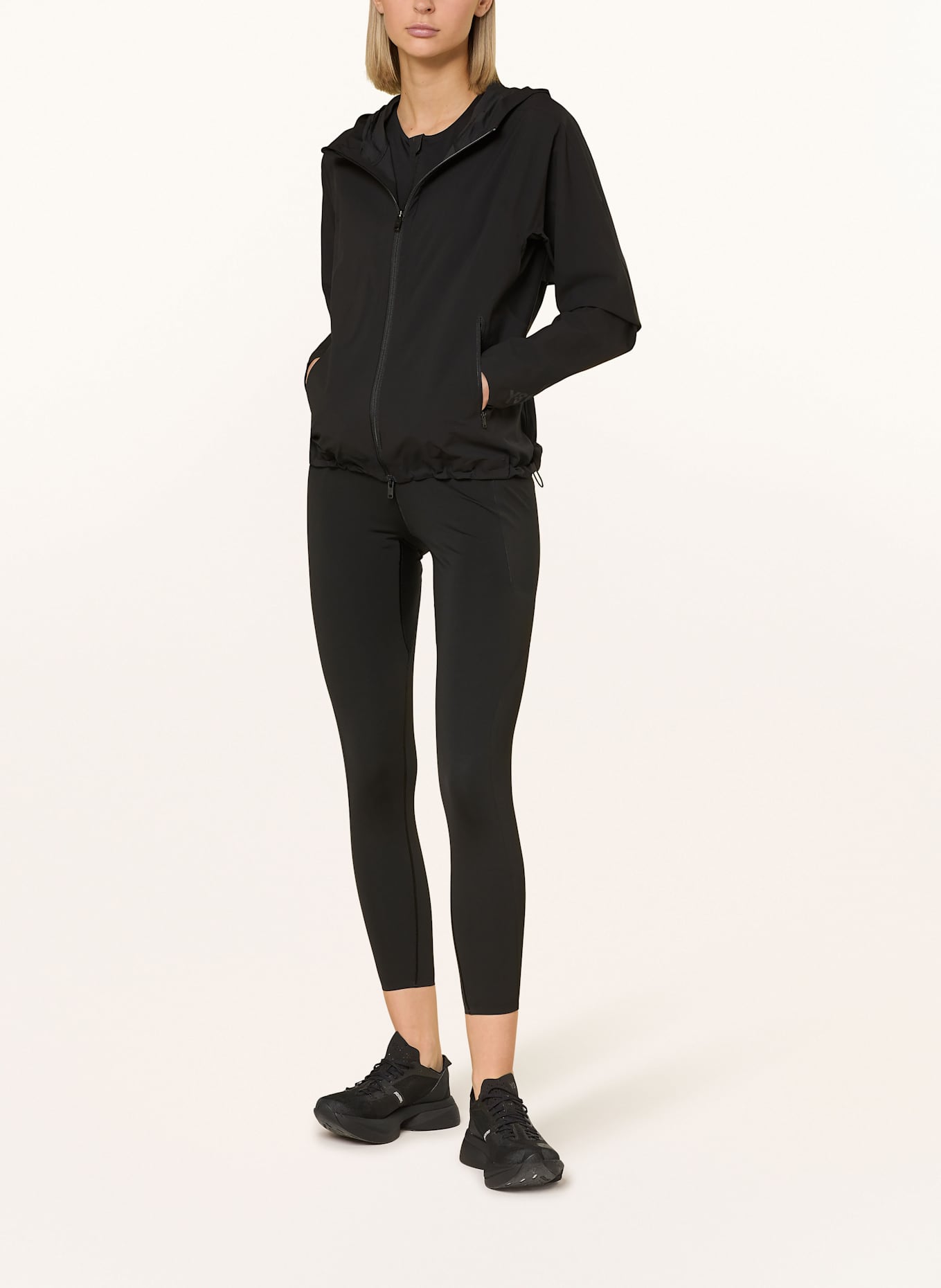 Y-3 Laufjacke: SCHWARZ