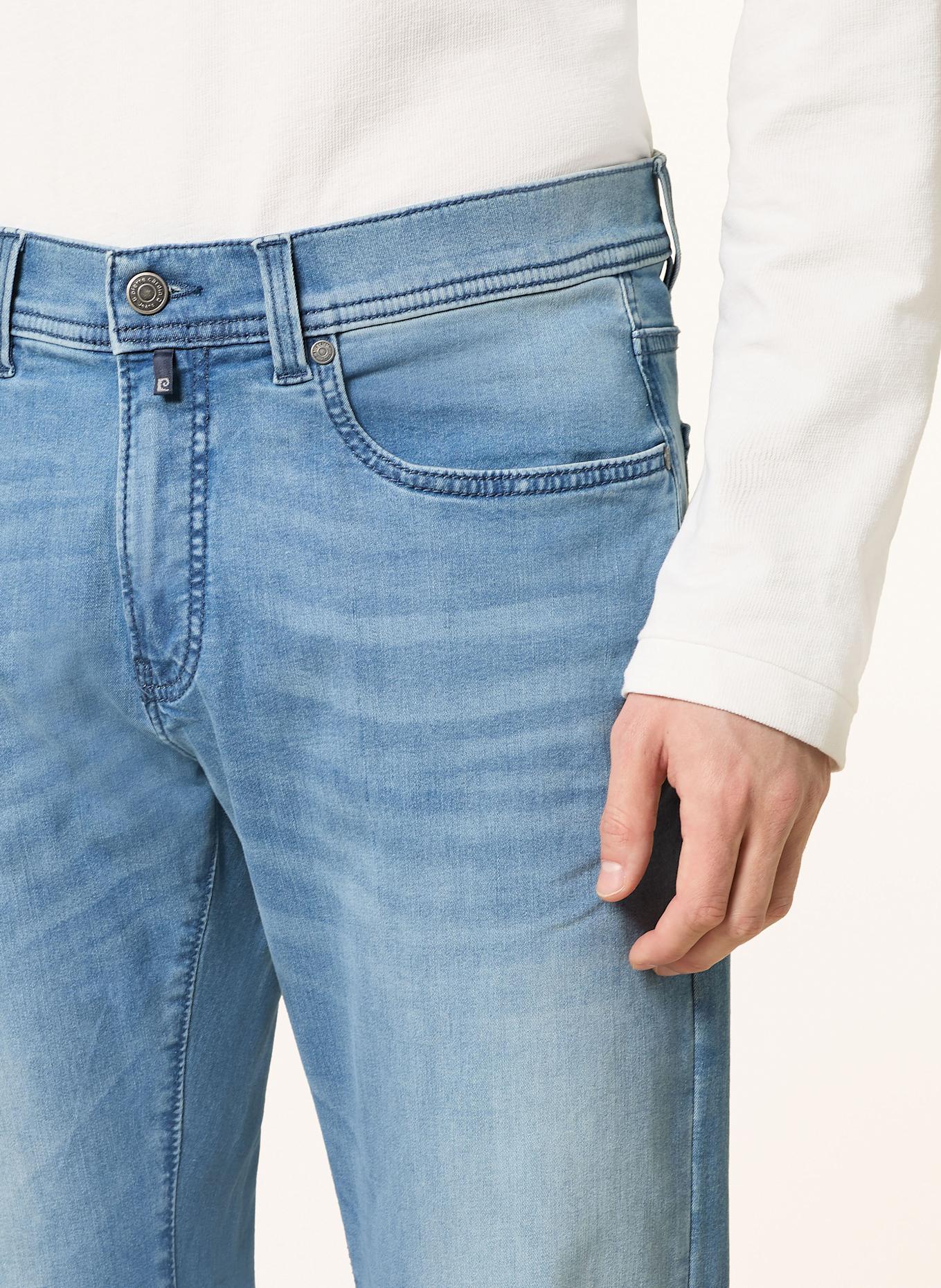 pierre cardin Jeans PC-LYON Tapered Fit: 6846 light blue used mustache