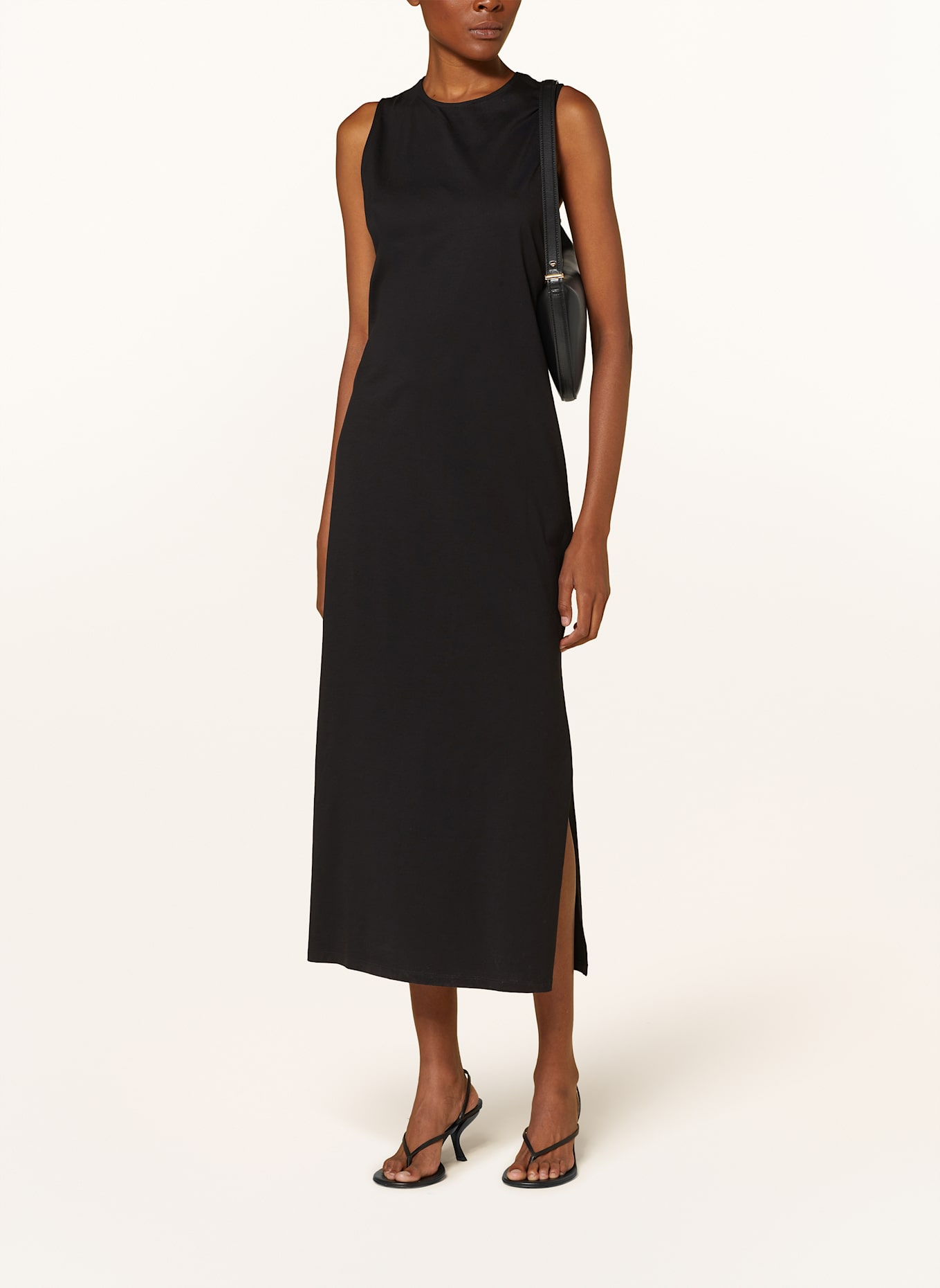 LOULOU DE SAISON Jerseykleid RAYNA: SCHWARZ