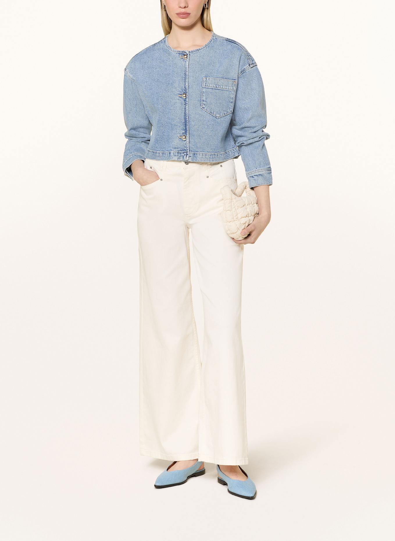 oui Wide Leg Jeans: 1030 PRISTINE