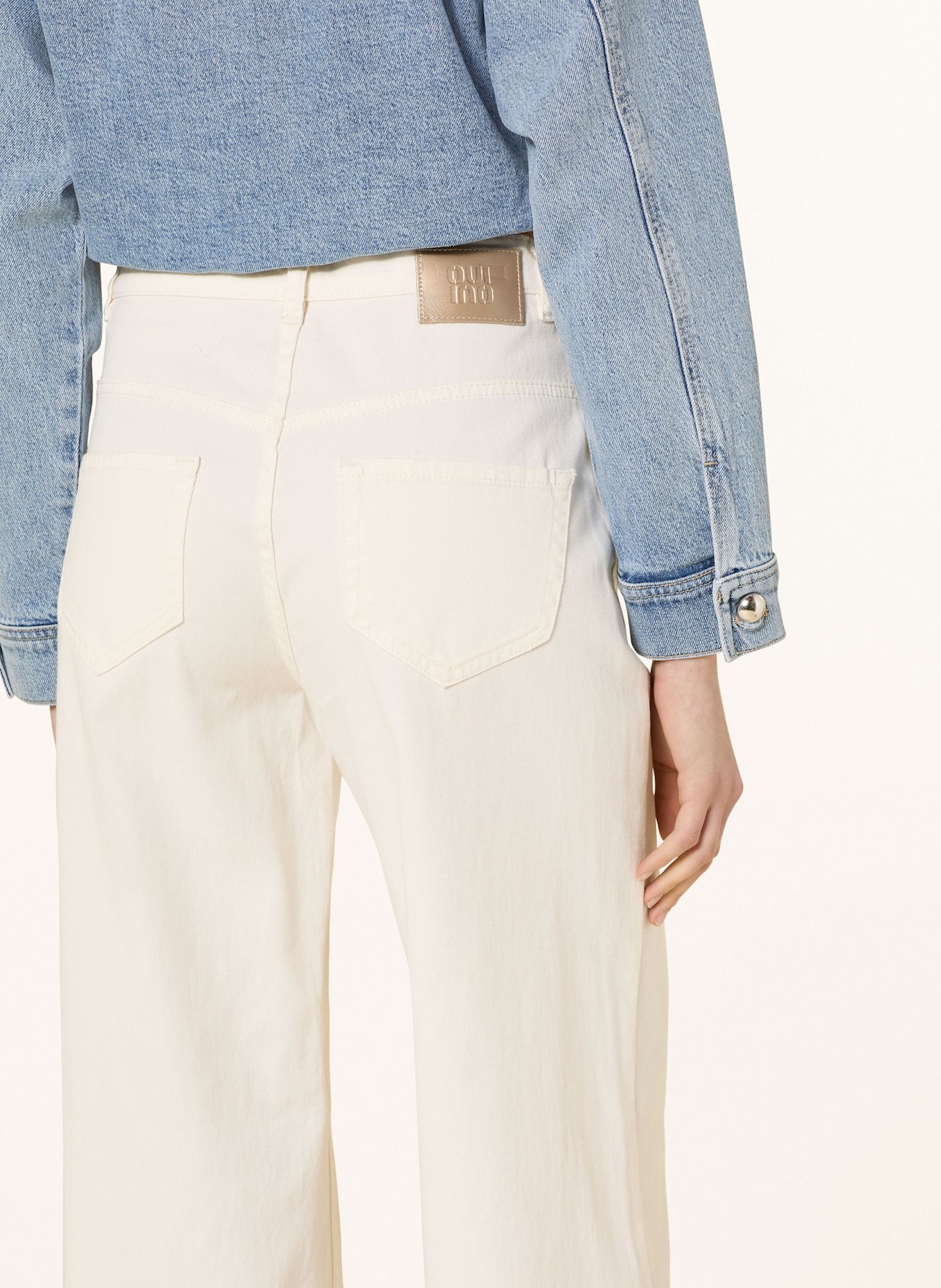 oui Wide Leg Jeans: 1030 PRISTINE