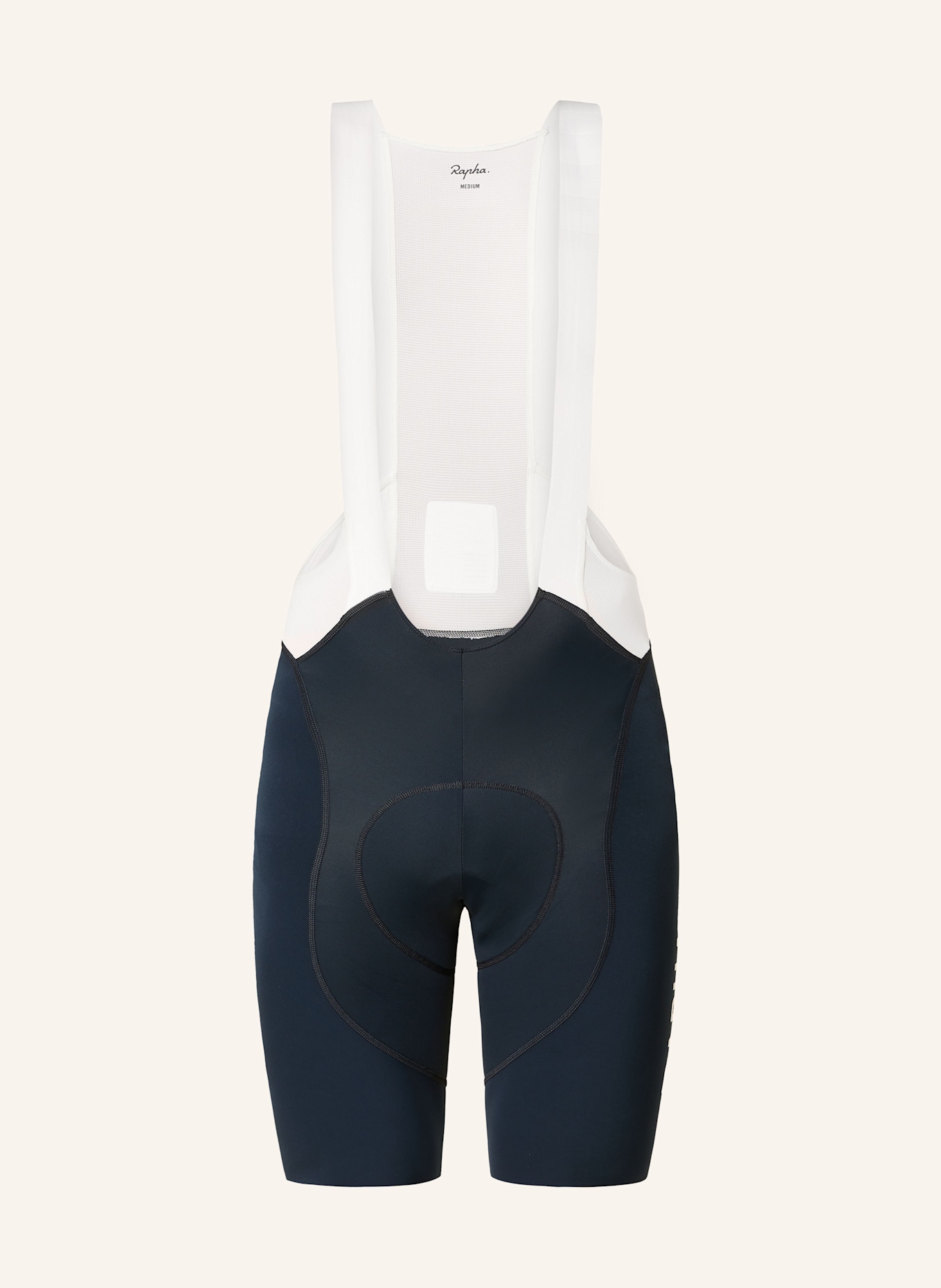 Rapha PRO TEAM BIB III cycling shorts with straps and padded insert: DARK BLUE / BLACK