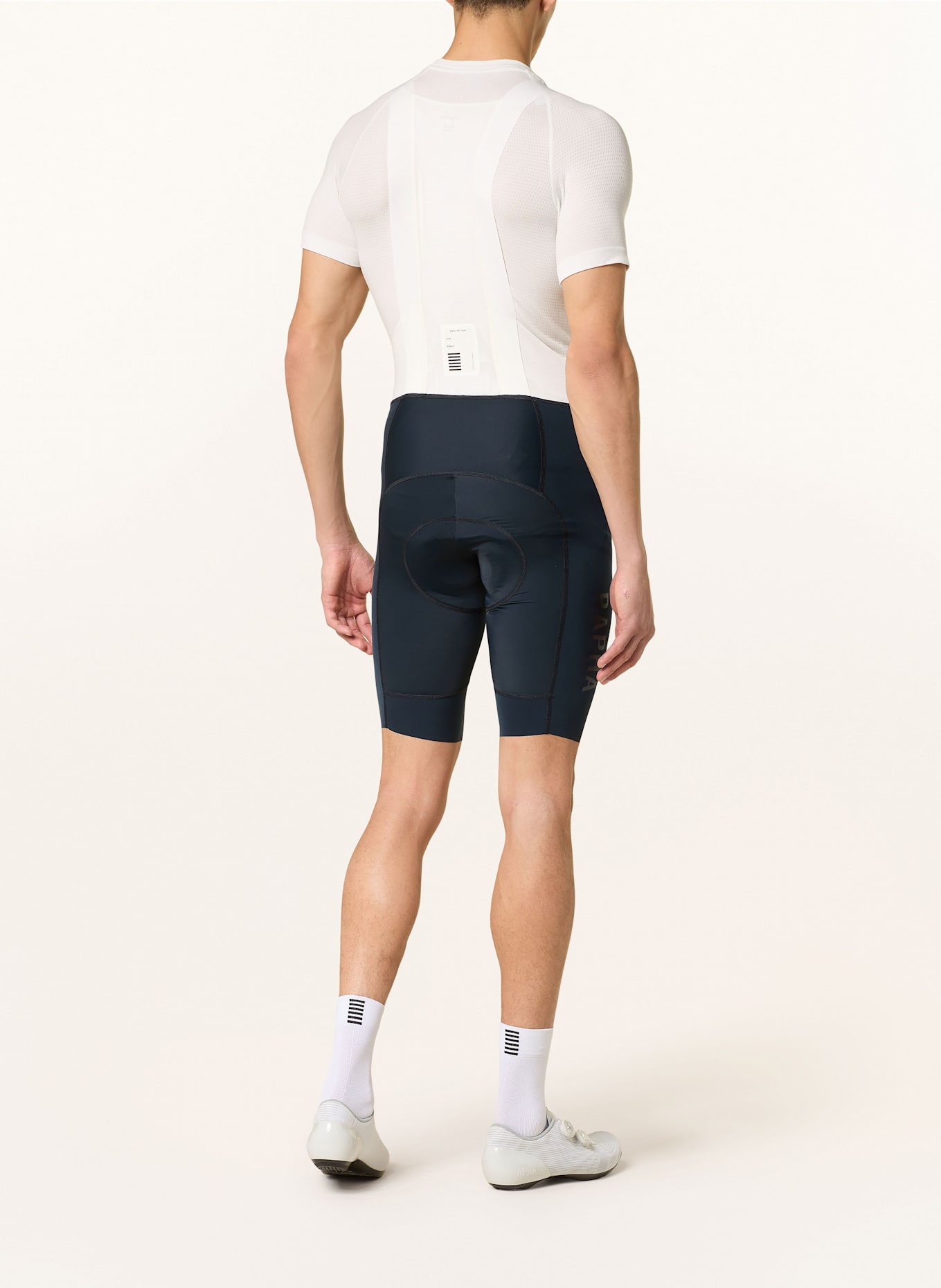 Rapha PRO TEAM BIB III cycling shorts with straps and padded insert: DARK BLUE / BLACK
