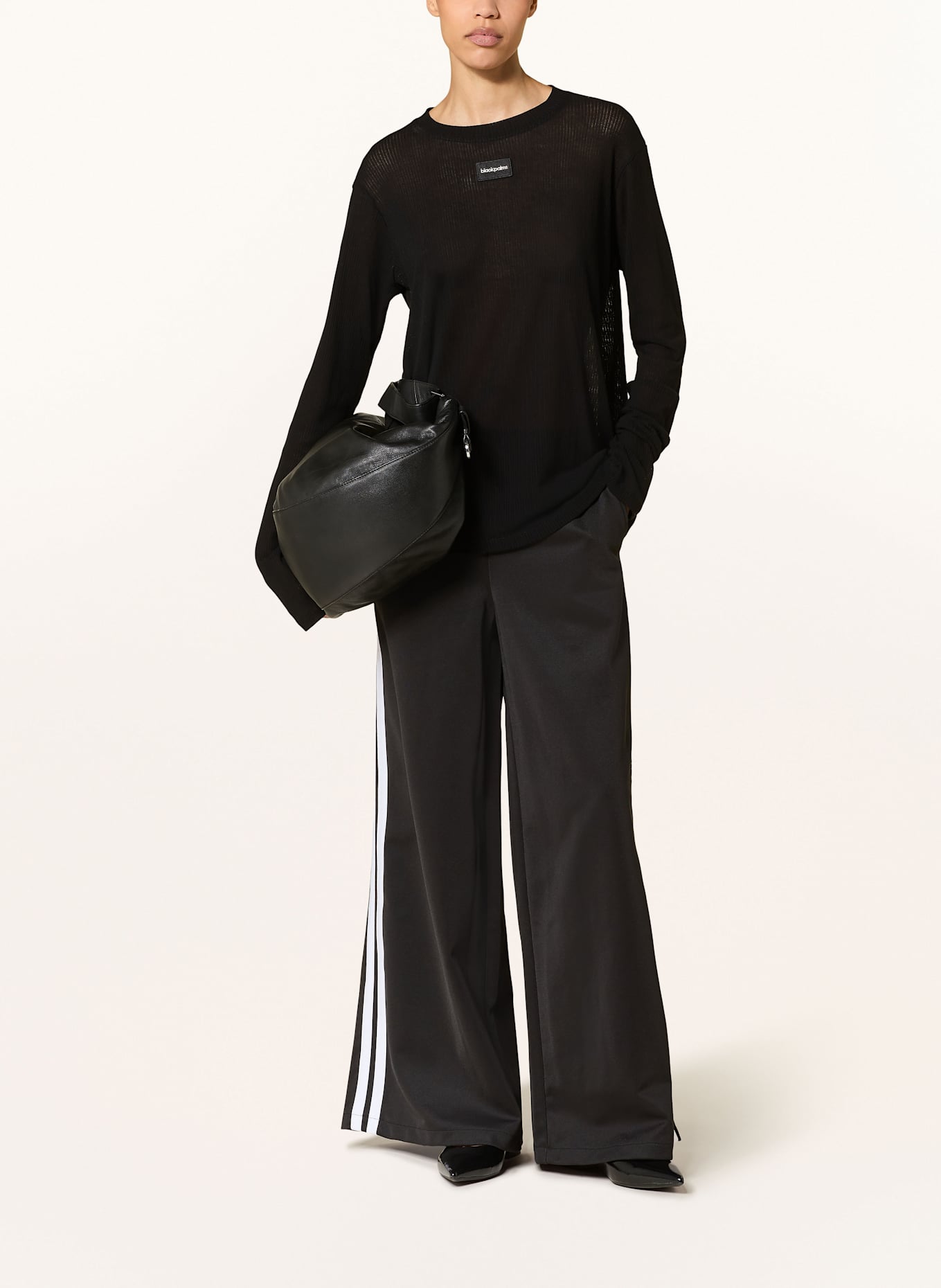 black palms Longsleeve KATE: SCHWARZ
