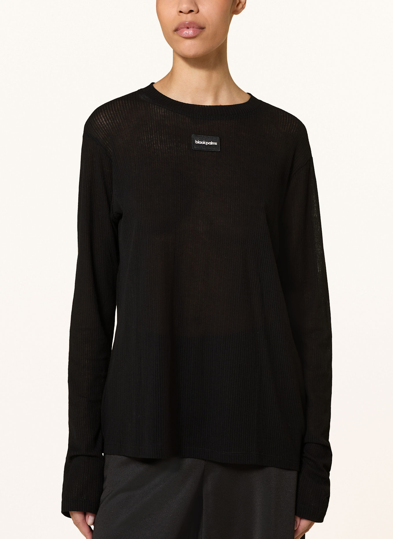black palms Longsleeve KATE: SCHWARZ