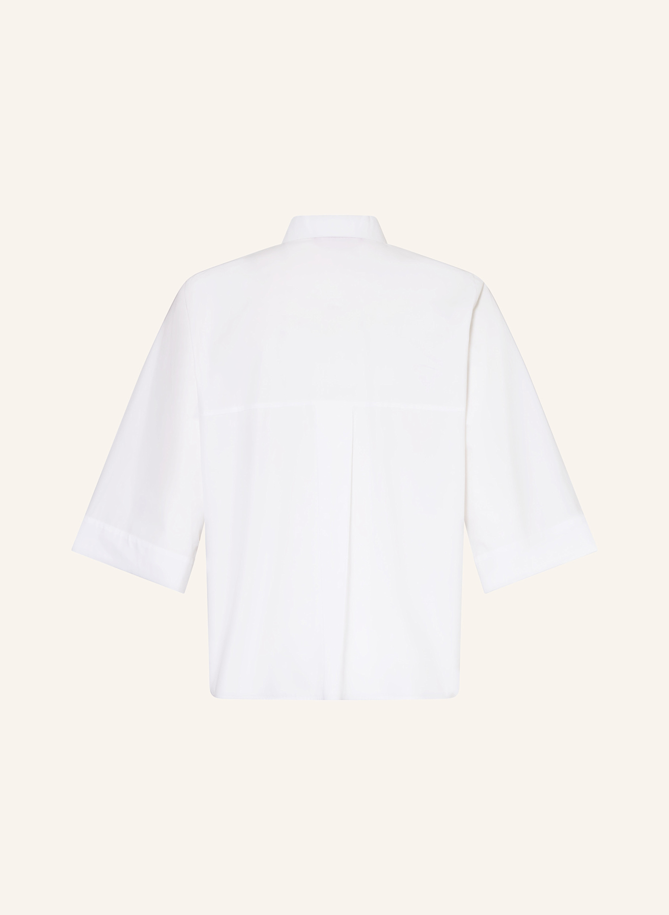 MARINA RINALDI Hemdbluse MICRON mit 3/4-Arm: WEISS