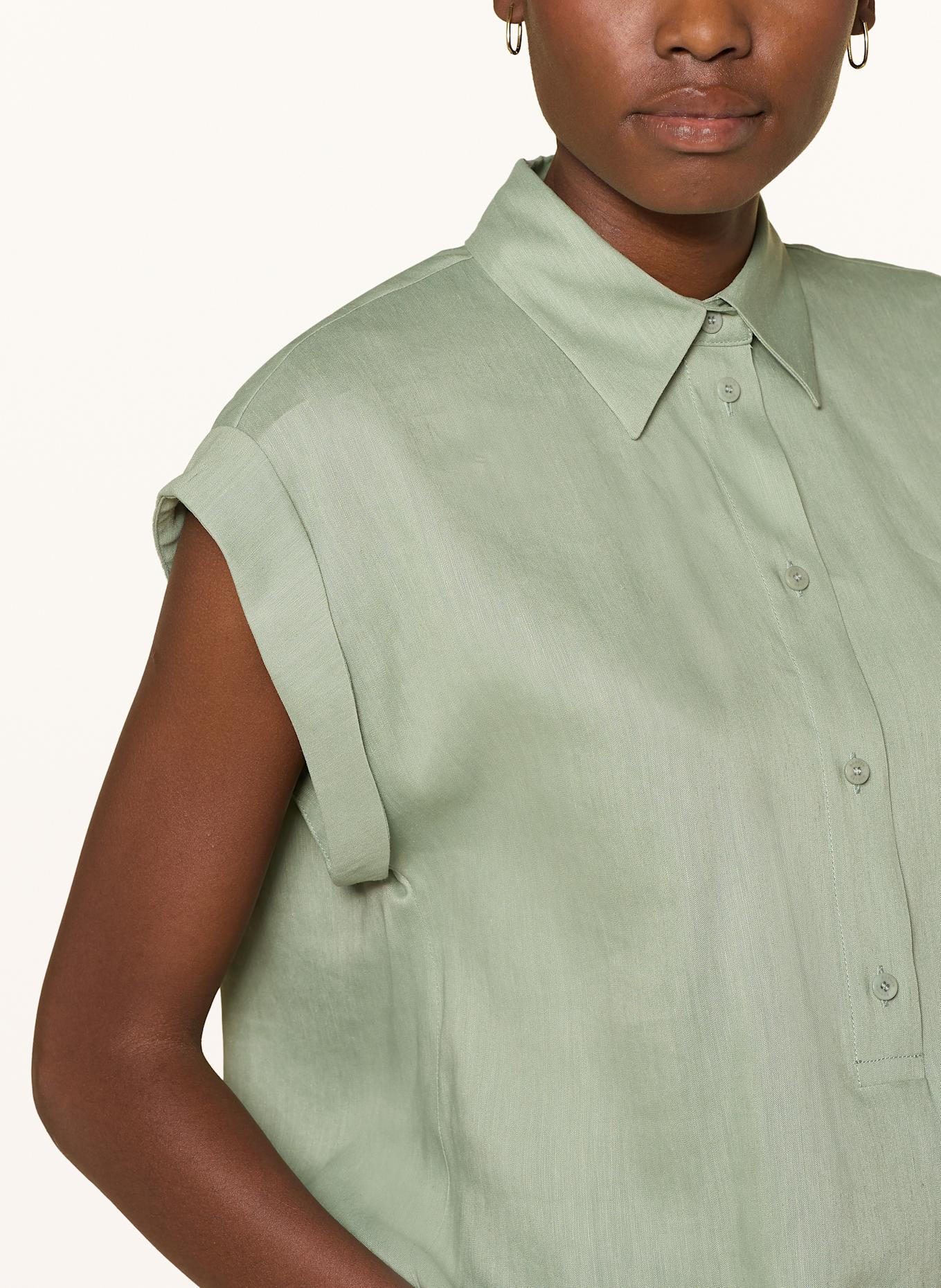 BOGNER Blusenshirt ROSALIE mit Leinen: HELLGRÜN