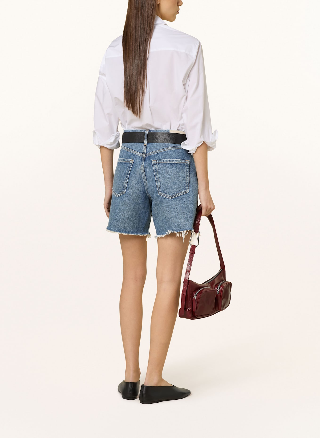 CITIZENS of HUMANITY Jeansshorts MARLOW: Amaretto Washed Black
