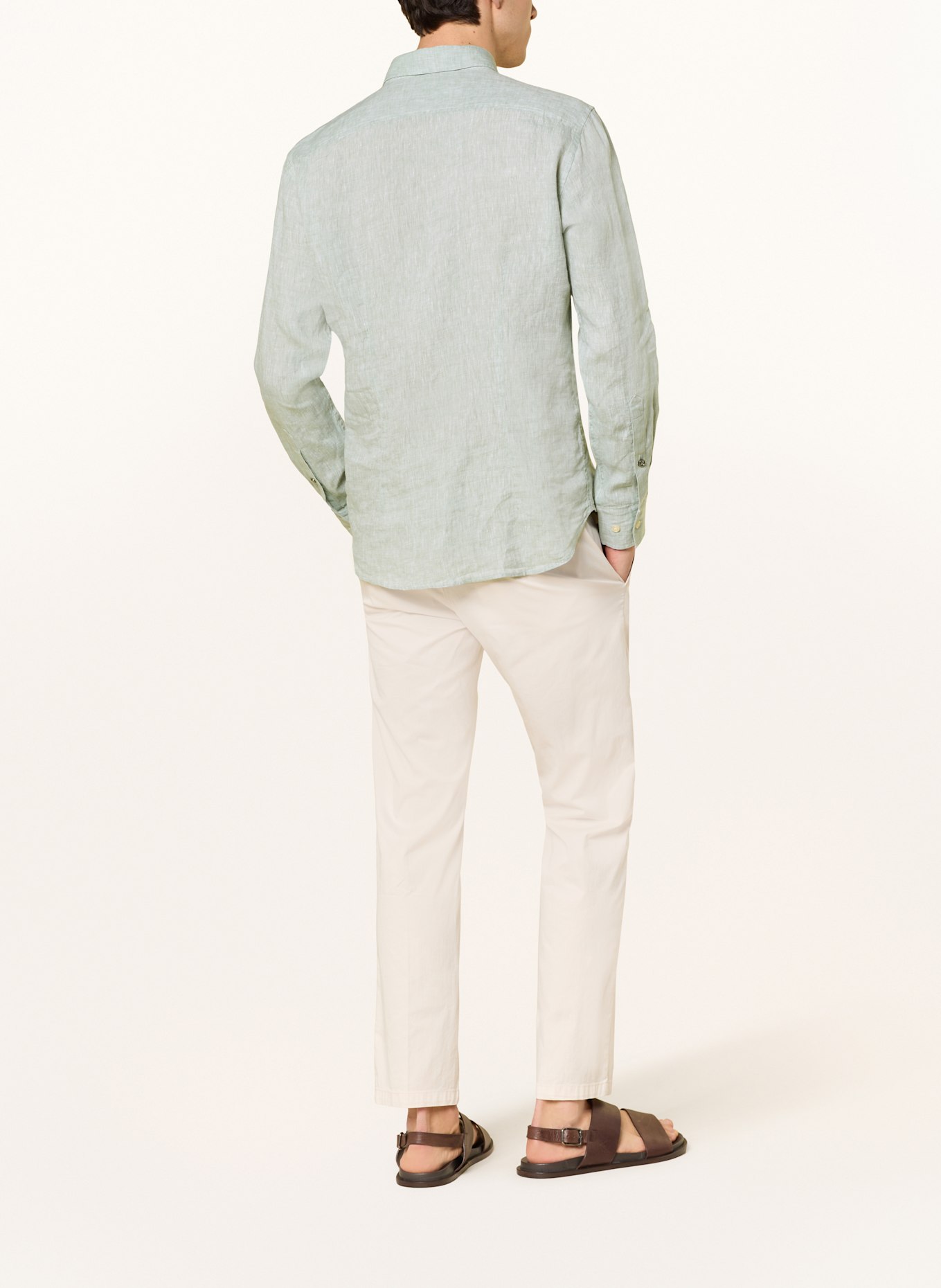 BOGNER Linen shirt TIMI Comfort Fit: LIGHT GREEN