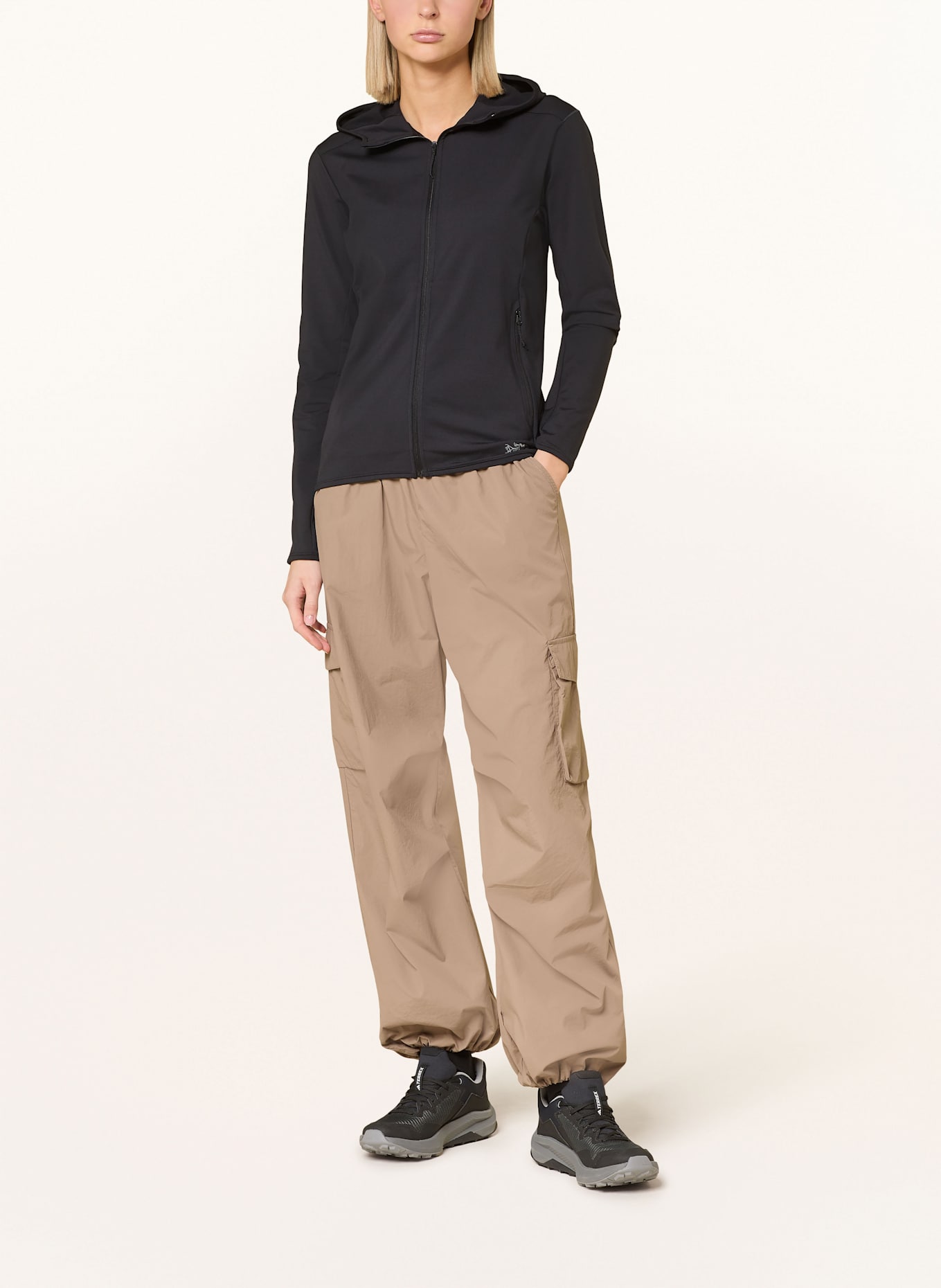 ARC'TERYX Midlayer-Jacke Kyanite LT: SCHWARZ