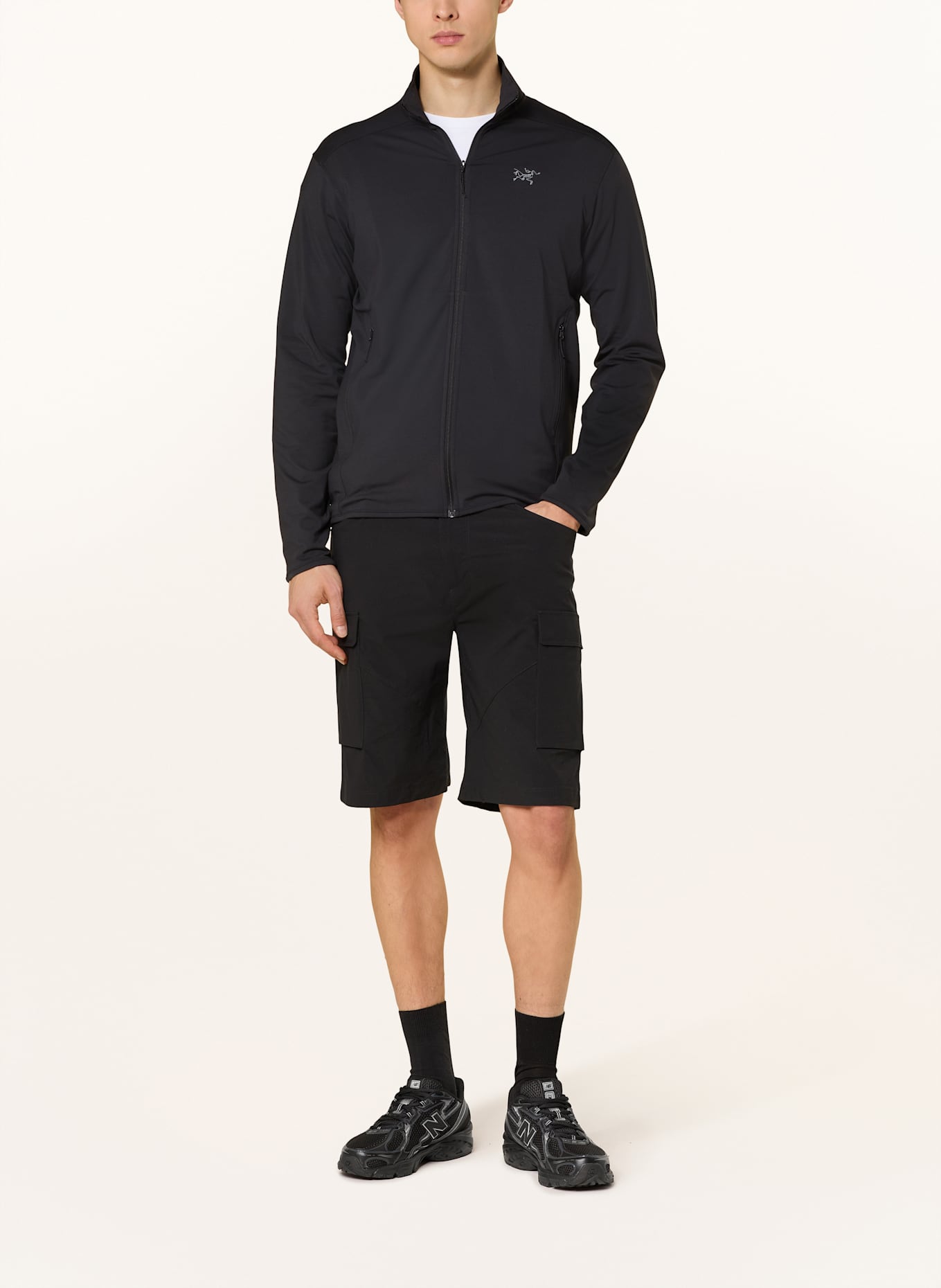 ARC'TERYX Midlayer-Jacke KYANITE LIGHTWEIGHT: SCHWARZ