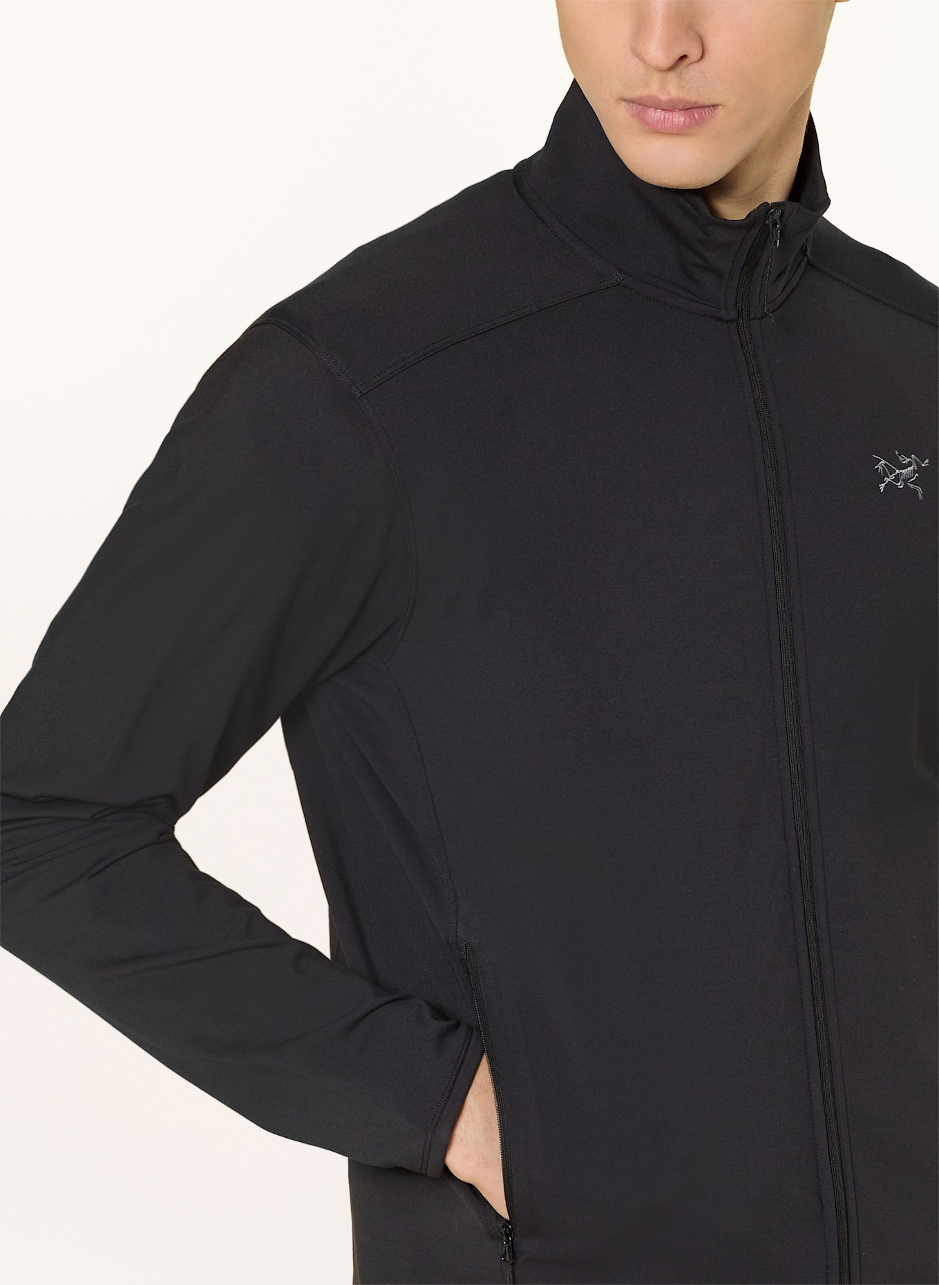 ARC'TERYX Midlayer-Jacke KYANITE LIGHTWEIGHT: SCHWARZ