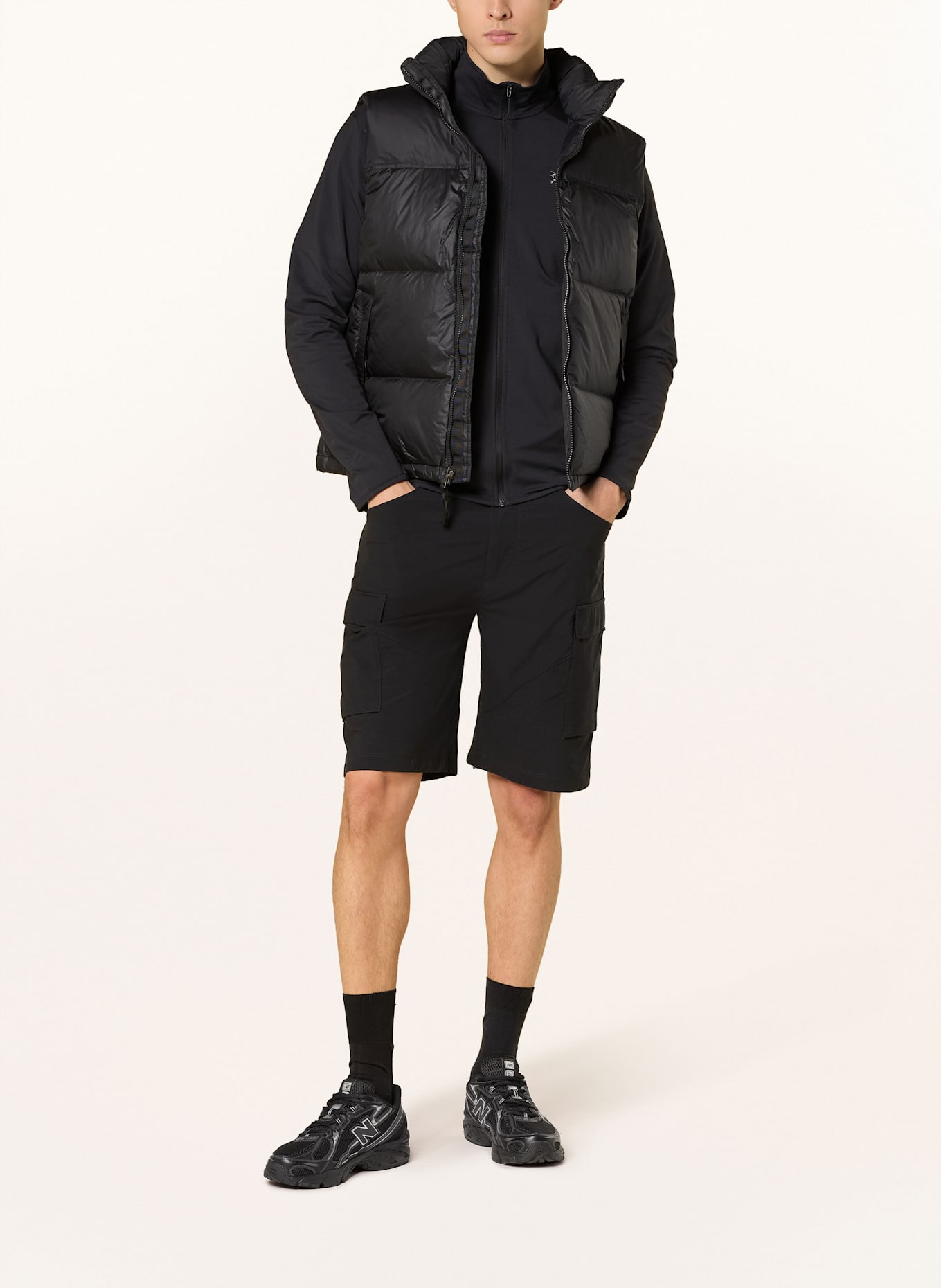 ARC'TERYX Midlayer-Jacke KYANITE LIGHTWEIGHT: SCHWARZ