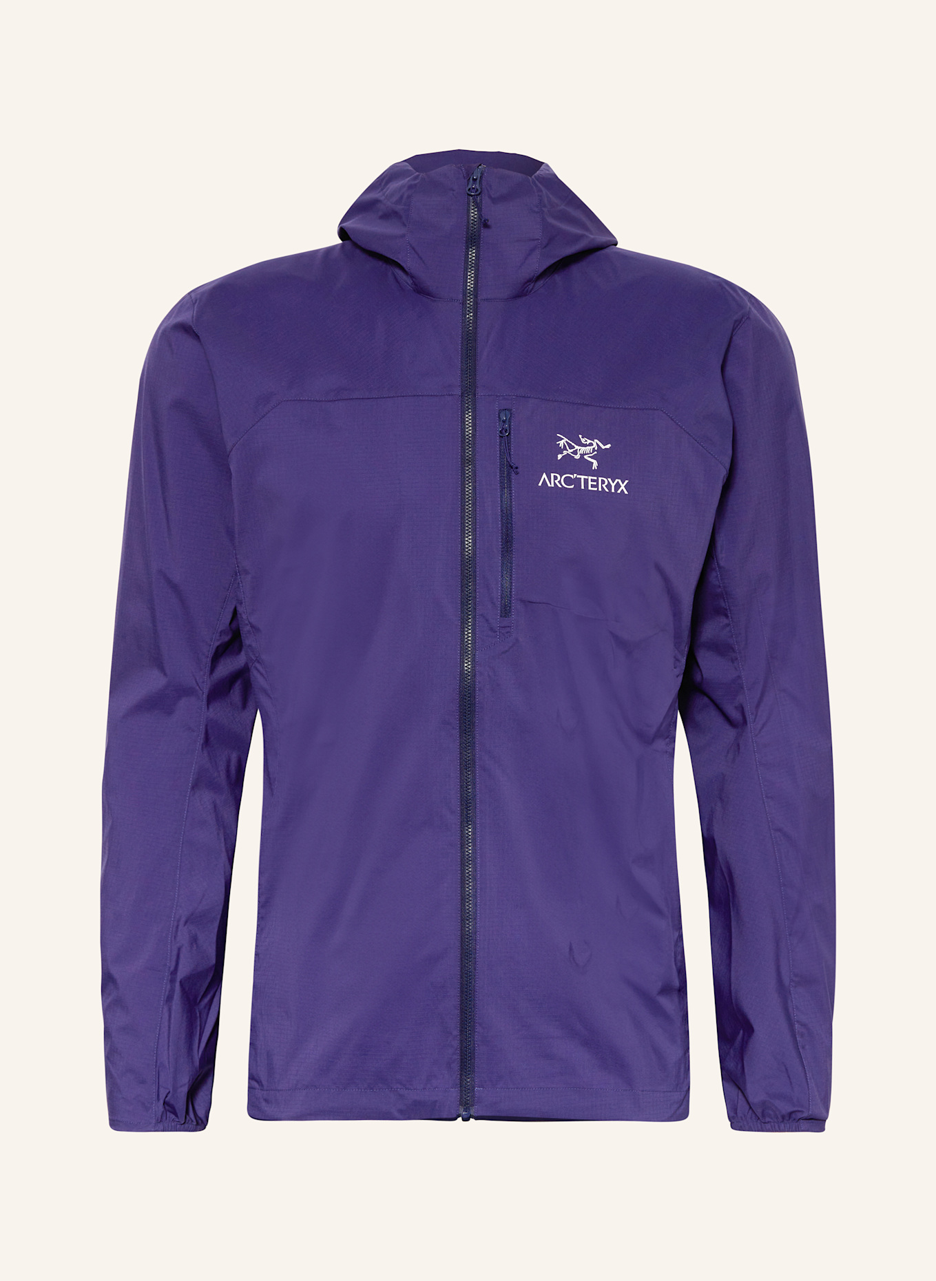 ARC'TERYX Windbreaker SQUAMISH HOODY: DUNKELLILA