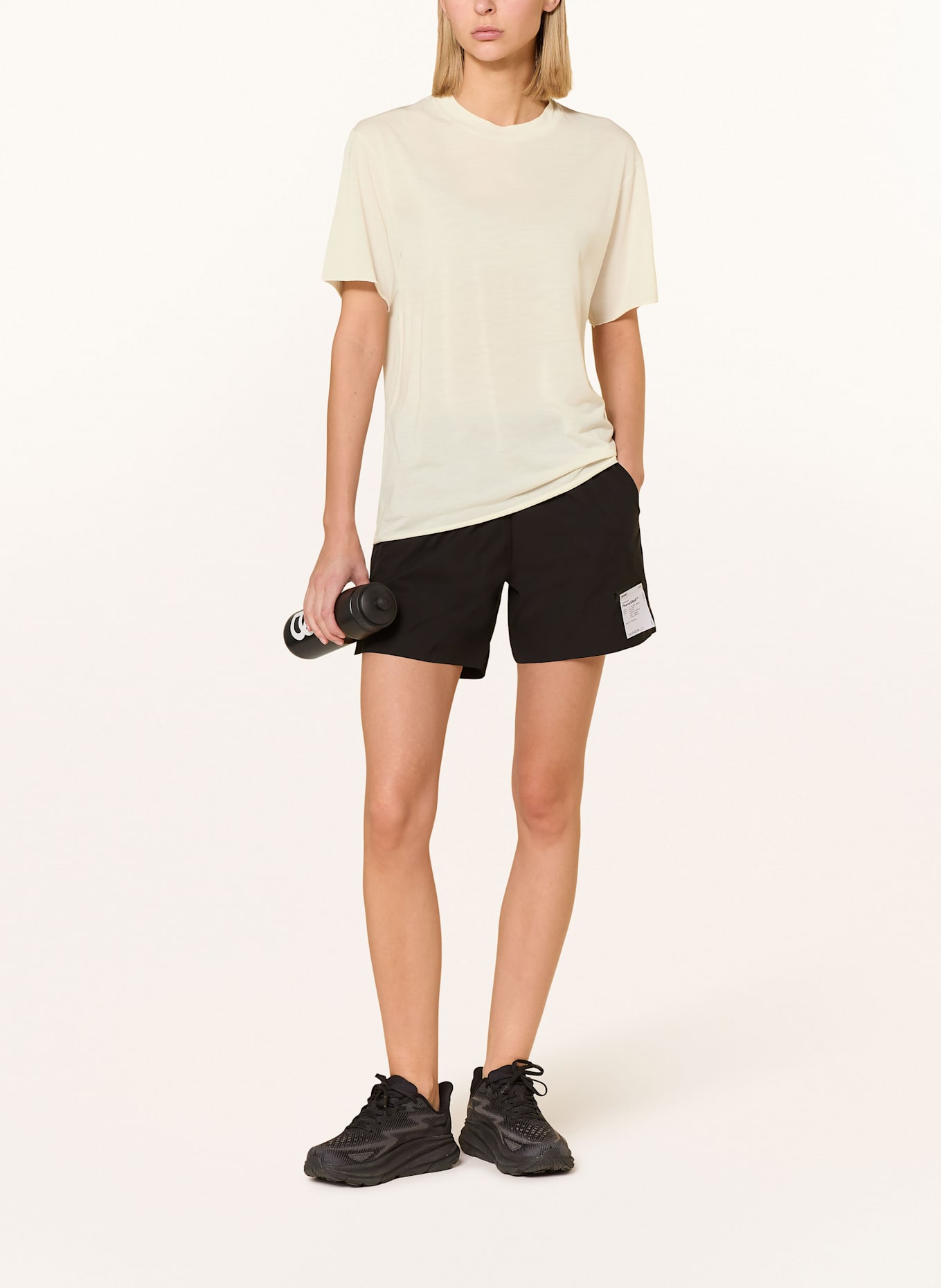 SATISFY Laufshirt CLOUDMERINO™ aus Merinowolle: CREME