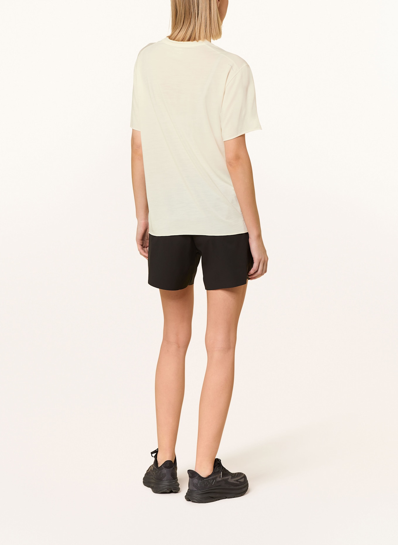 SATISFY Laufshirt CLOUDMERINO™ aus Merinowolle: CREME