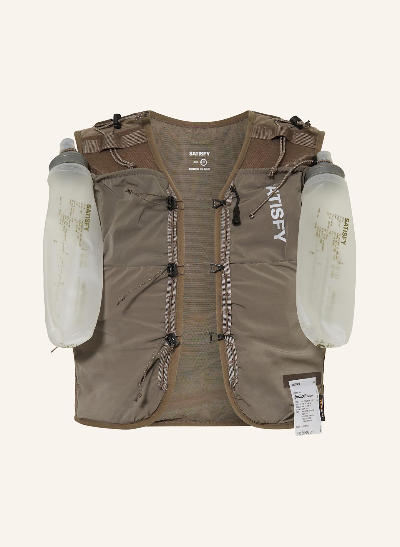 SATISFY Běžecká vesta JUSTICE™ CORDURA® 5L: KHAKI