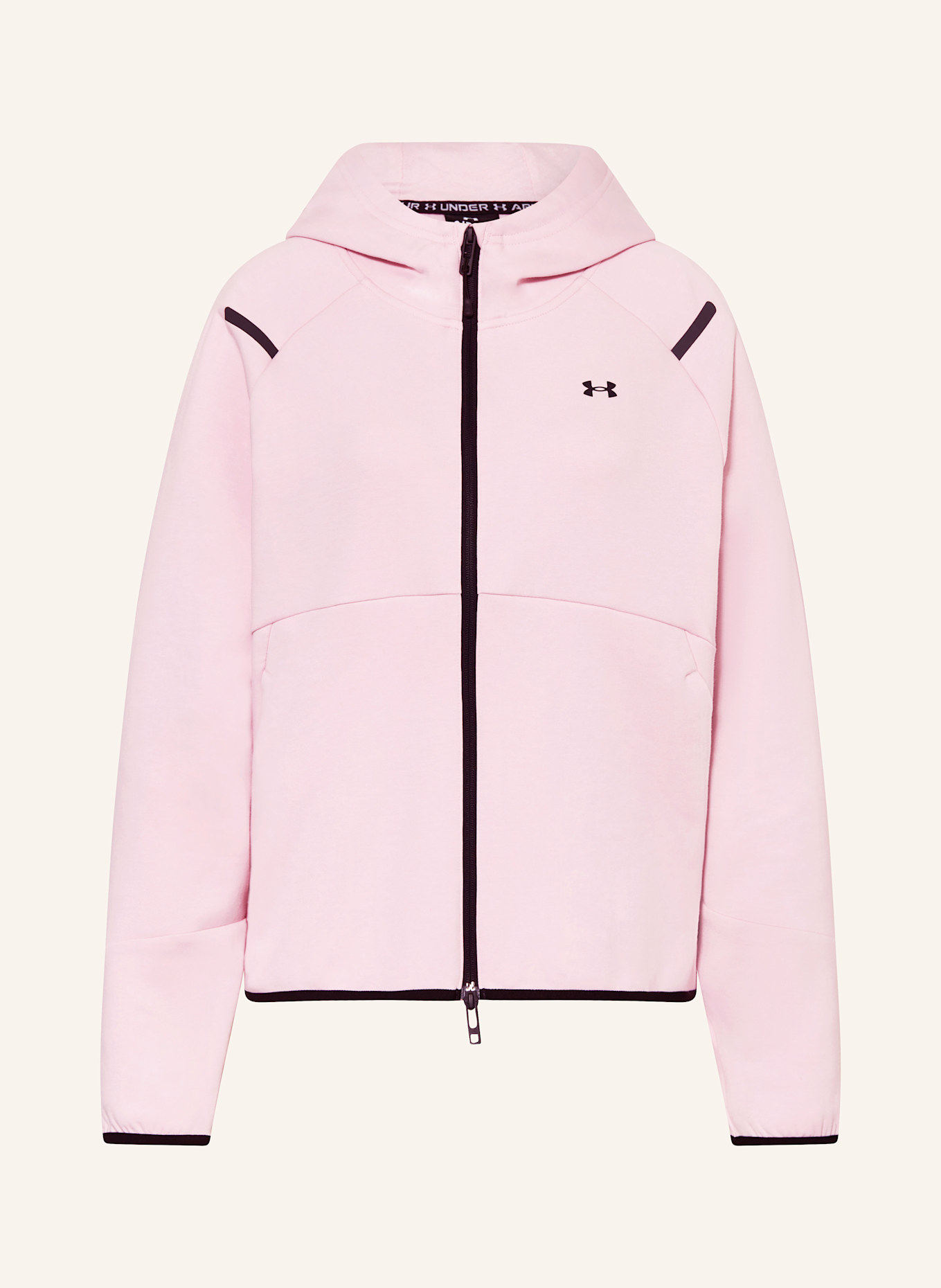 UNDER ARMOUR Bluza rozpinana UA UNSTOPPABLE: JASNORÓŻOWY