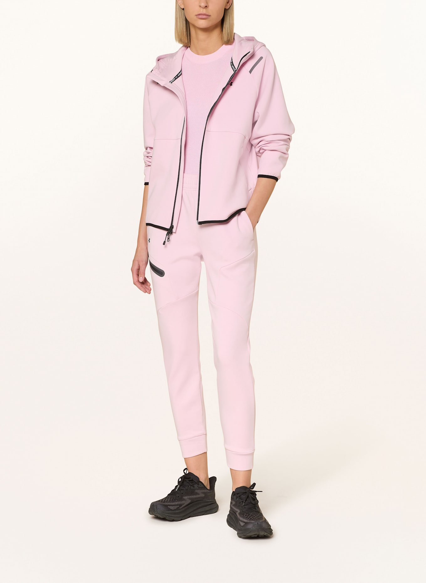 UNDER ARMOUR Bluza rozpinana UA UNSTOPPABLE: JASNORÓŻOWY