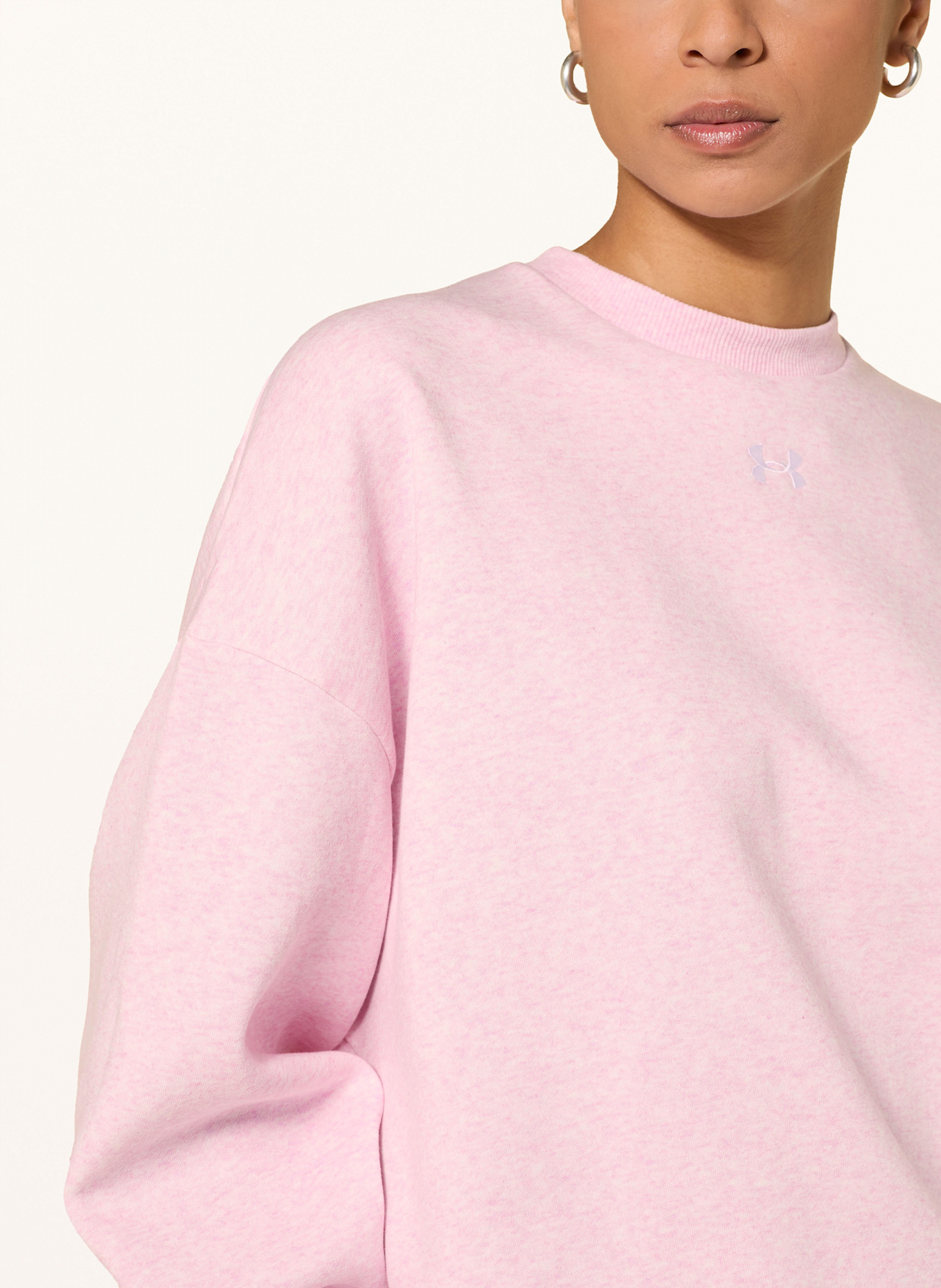 UNDER ARMOUR Sweatshirt UA RIVAL: PINK
