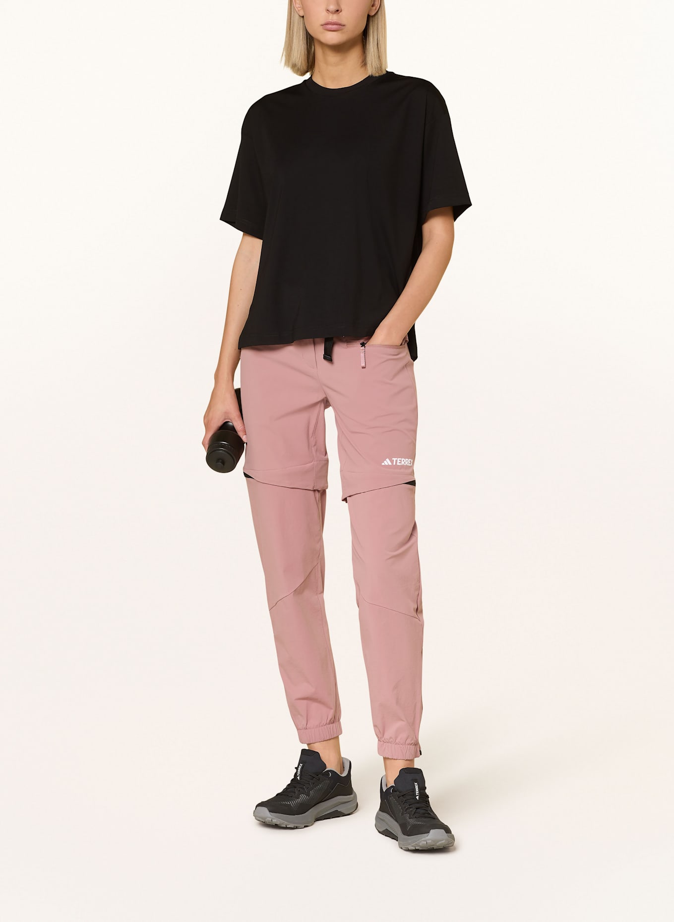 adidas TERREX Zipp-off-Hose TERREX UTILITAS HIKING ZIP-OFF: ROSÉ
