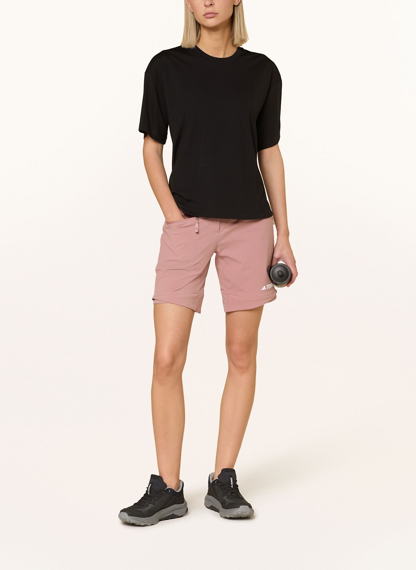 adidas TERREX Zipp-off-Hose TERREX UTILITAS HIKING ZIP-OFF: ROSÉ