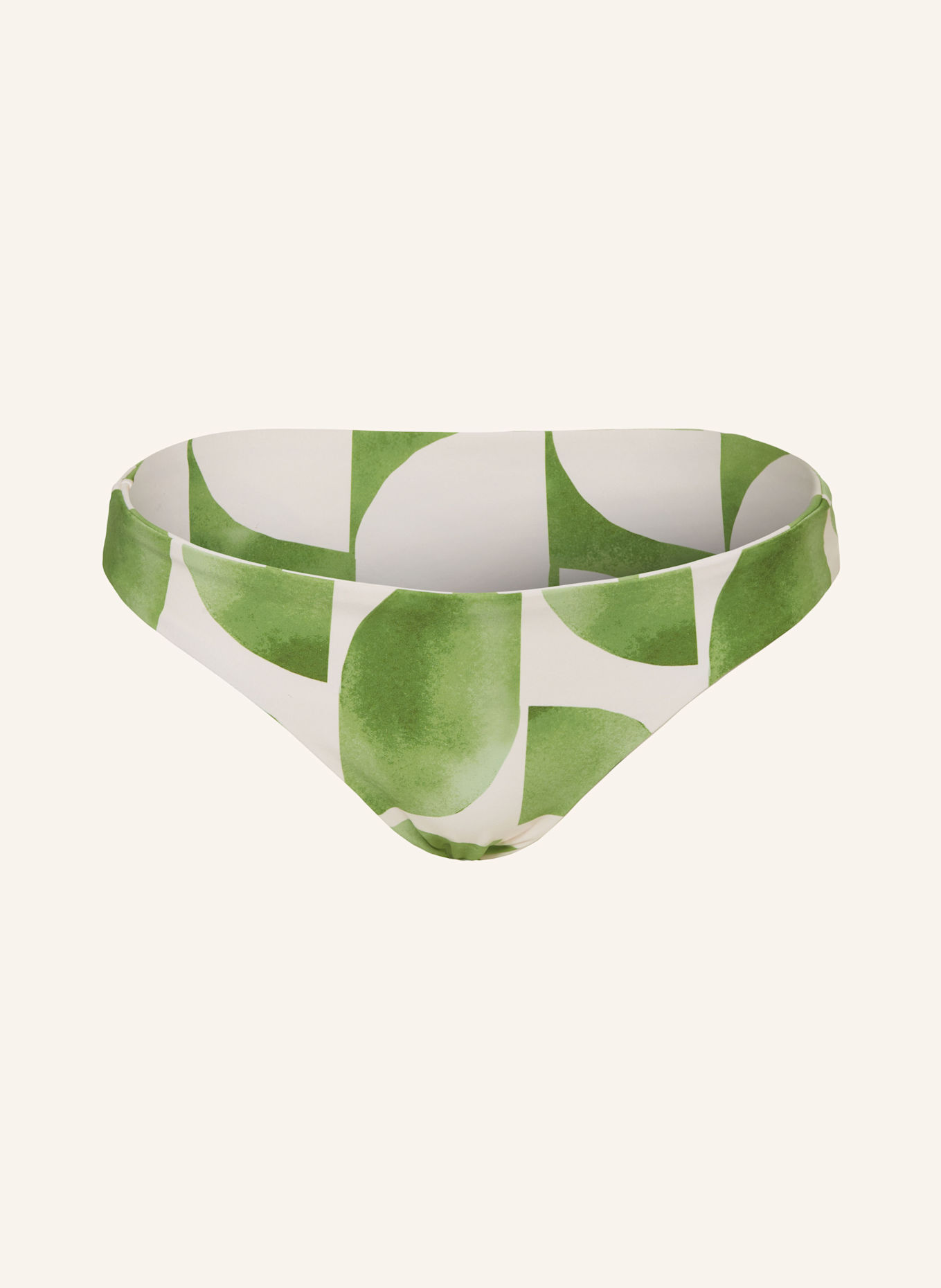 SEAFOLLY Basic-Bikini-Hose SUNRAY zum Wenden: HELLGRÜN/ CREME