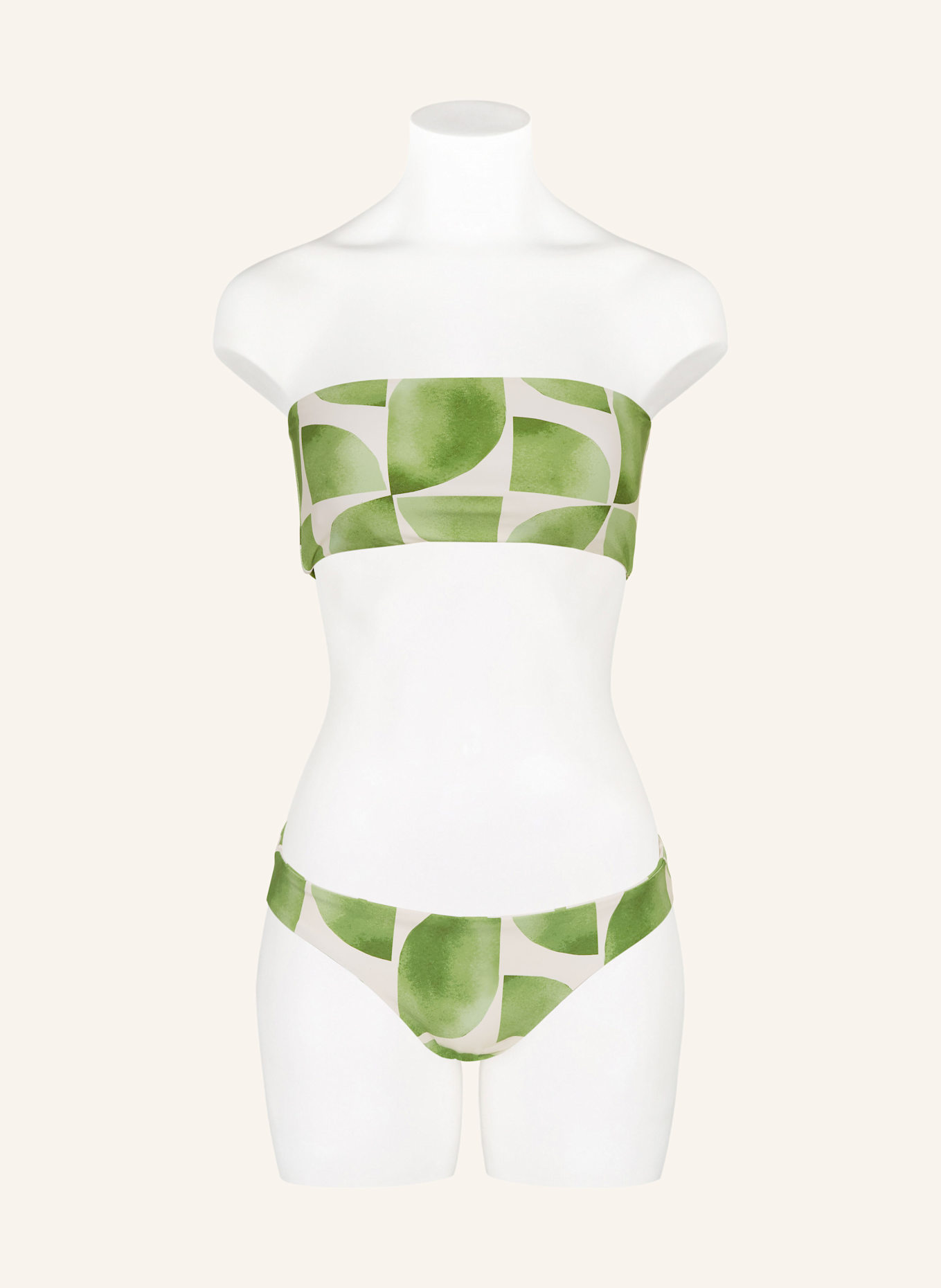 SEAFOLLY Basic-Bikini-Hose SUNRAY zum Wenden: HELLGRÜN/ CREME