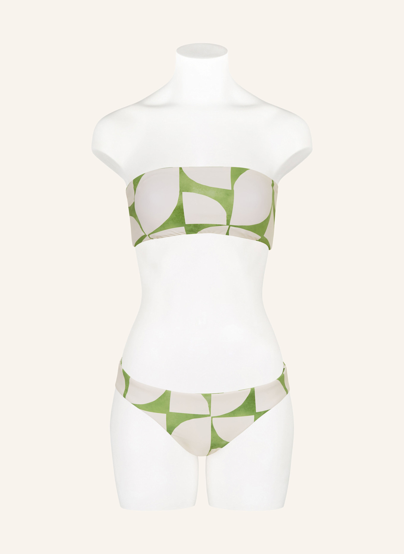 SEAFOLLY Basic-Bikini-Hose SUNRAY zum Wenden: HELLGRÜN/ CREME